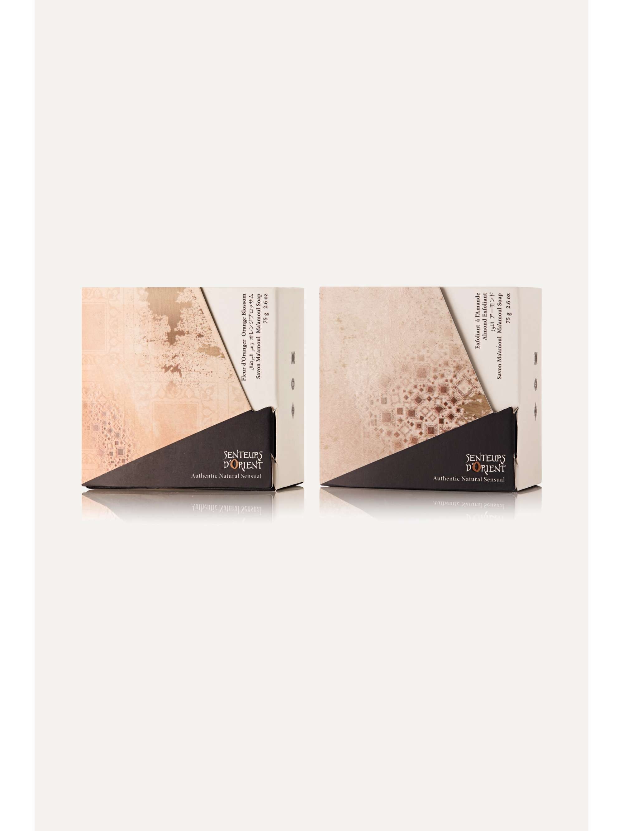 SENTEURS D'ORIENT + NET SUSTAIN Ma'amoul Soap Orange Blossom and Almond Exfoliant Refill Duo