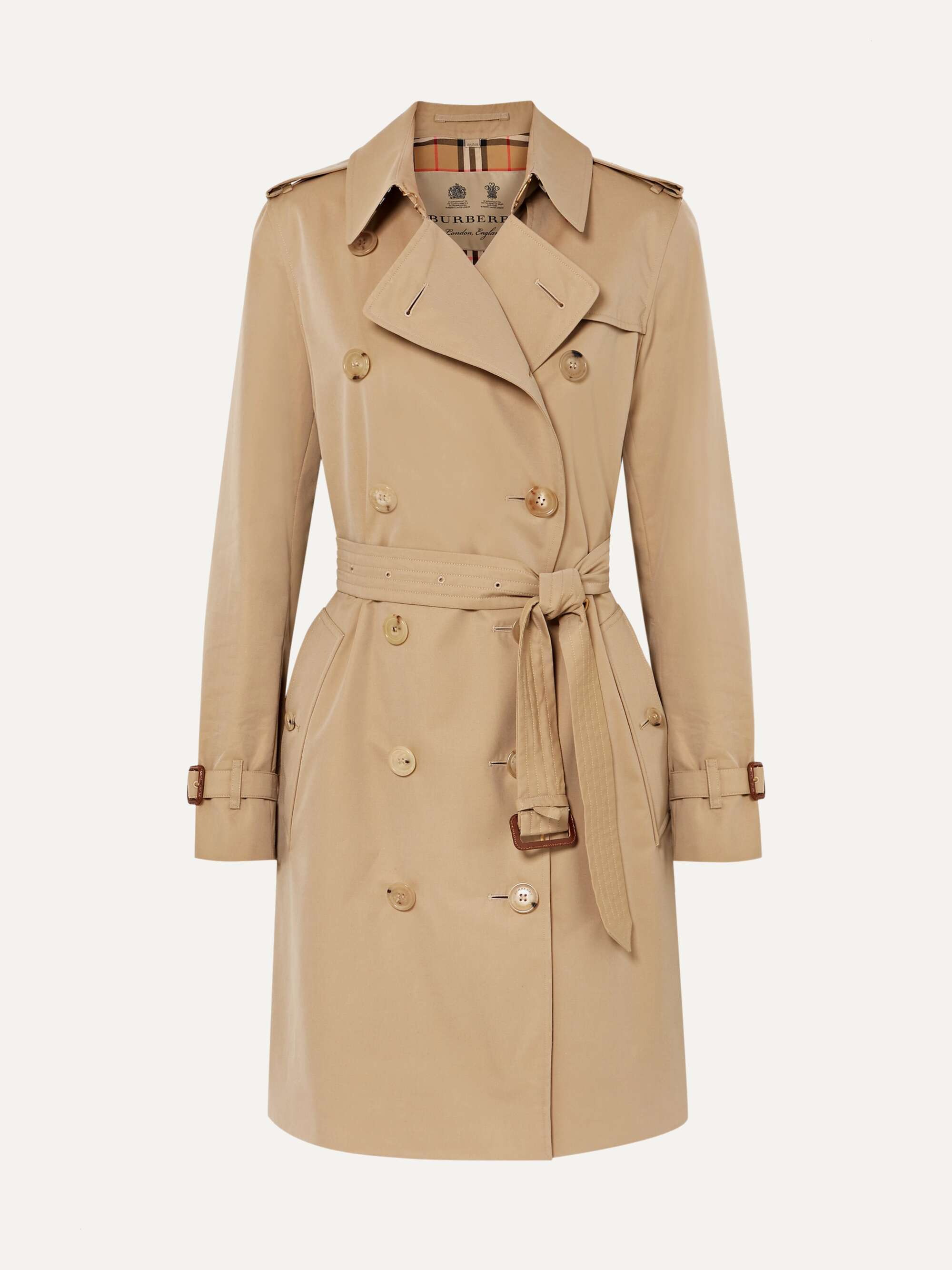 BURBERRY The Kensington cotton-gabardine trench coat | NET-A-PORTER