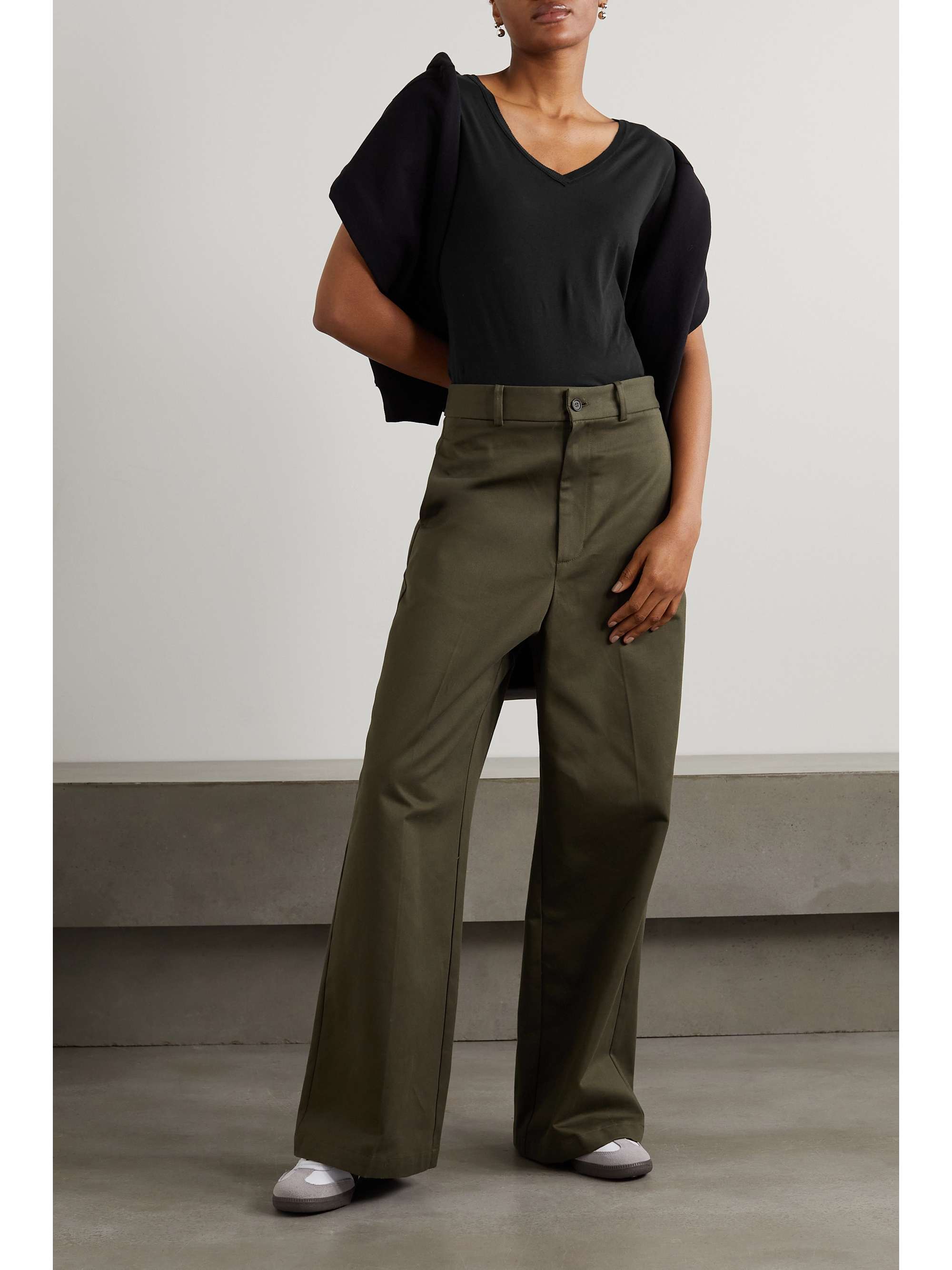 SKIN + NET SUSTAIN set of two organic Pima cotton-jersey T-shirts