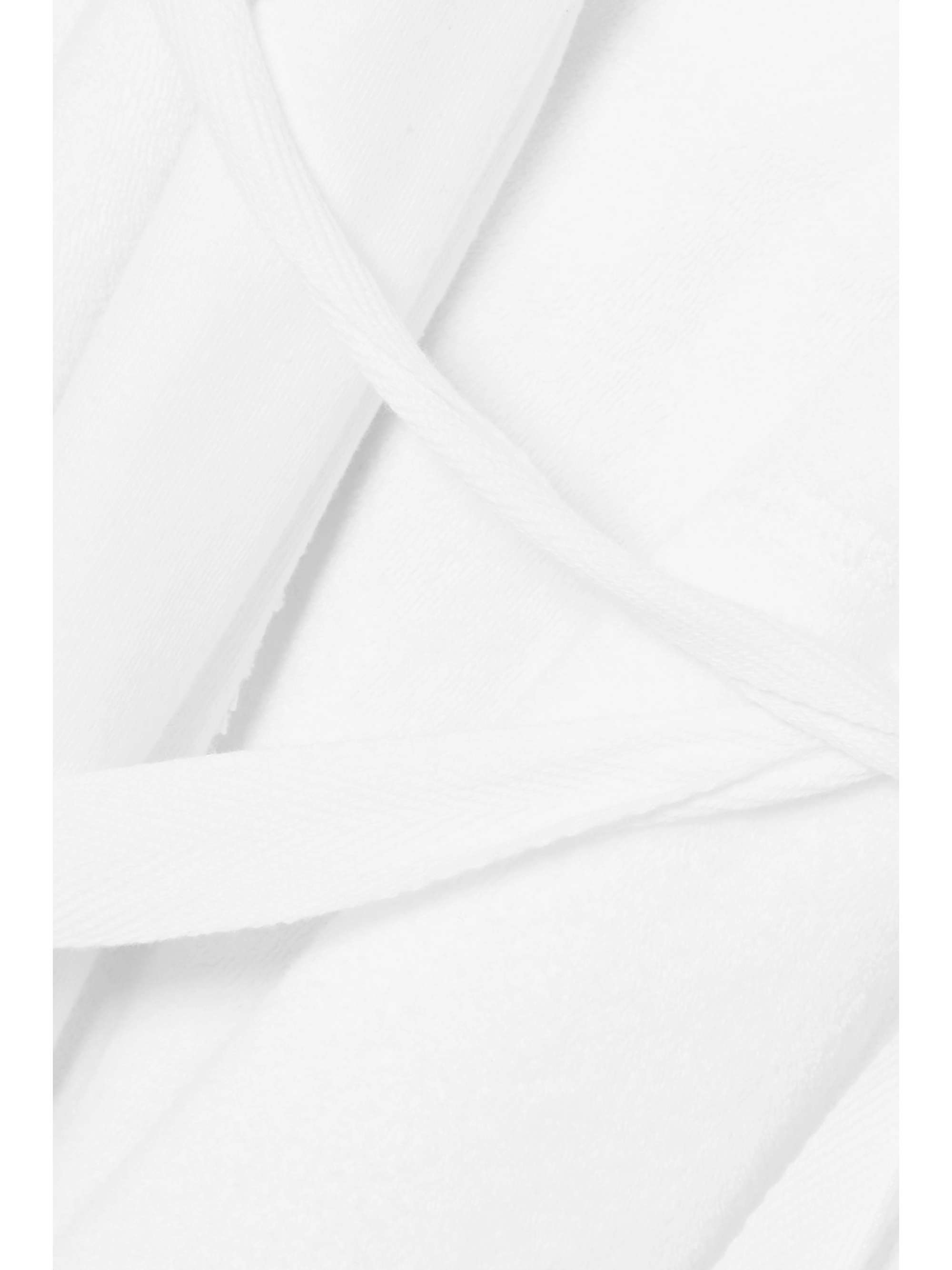 SKIN + NET SUSTAIN organic cotton-terry robe