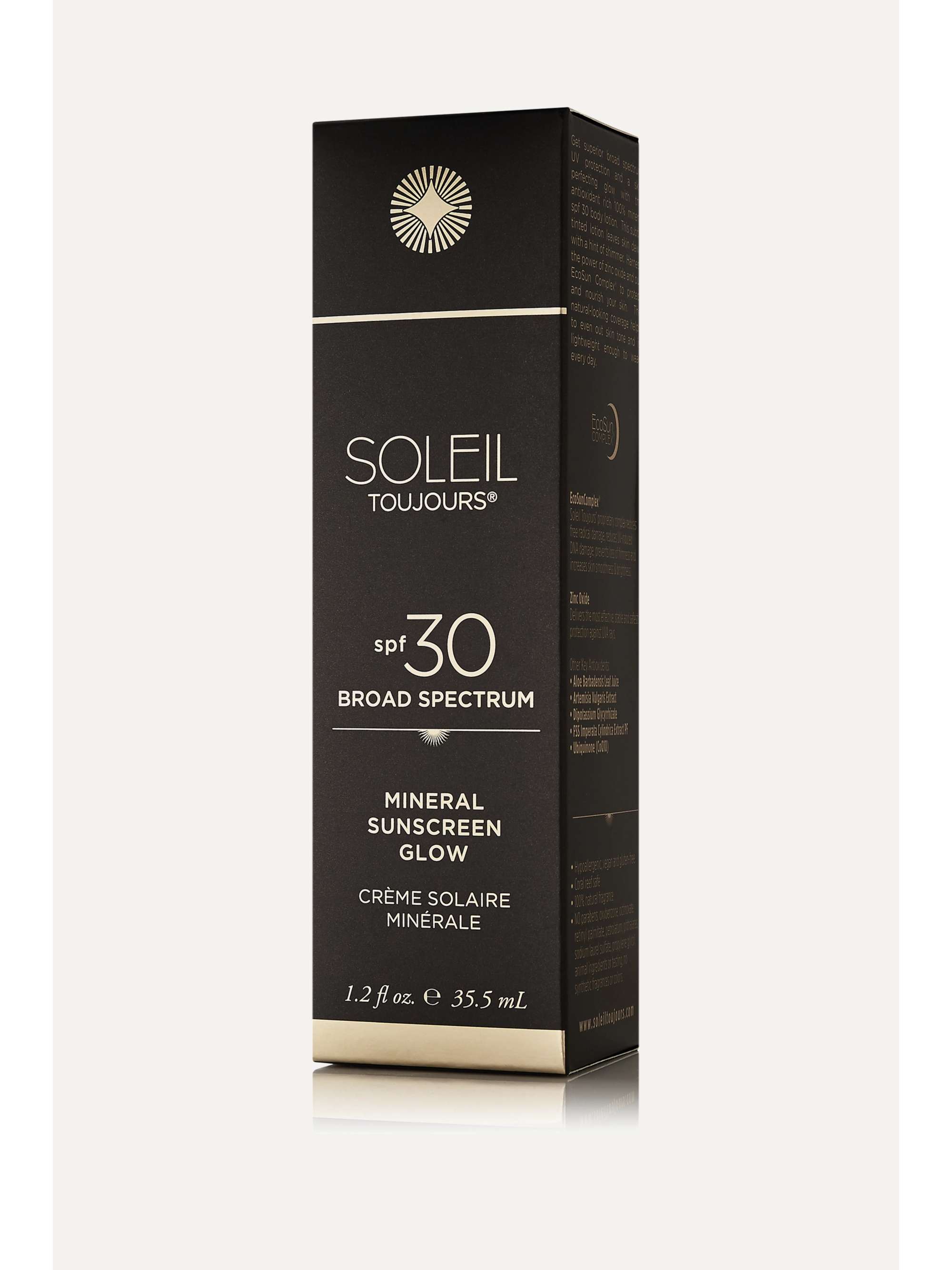 SOLEIL TOUJOURS + NET SUSTAIN SPF30 Mineral Sunscreen Glow, 94.5ml