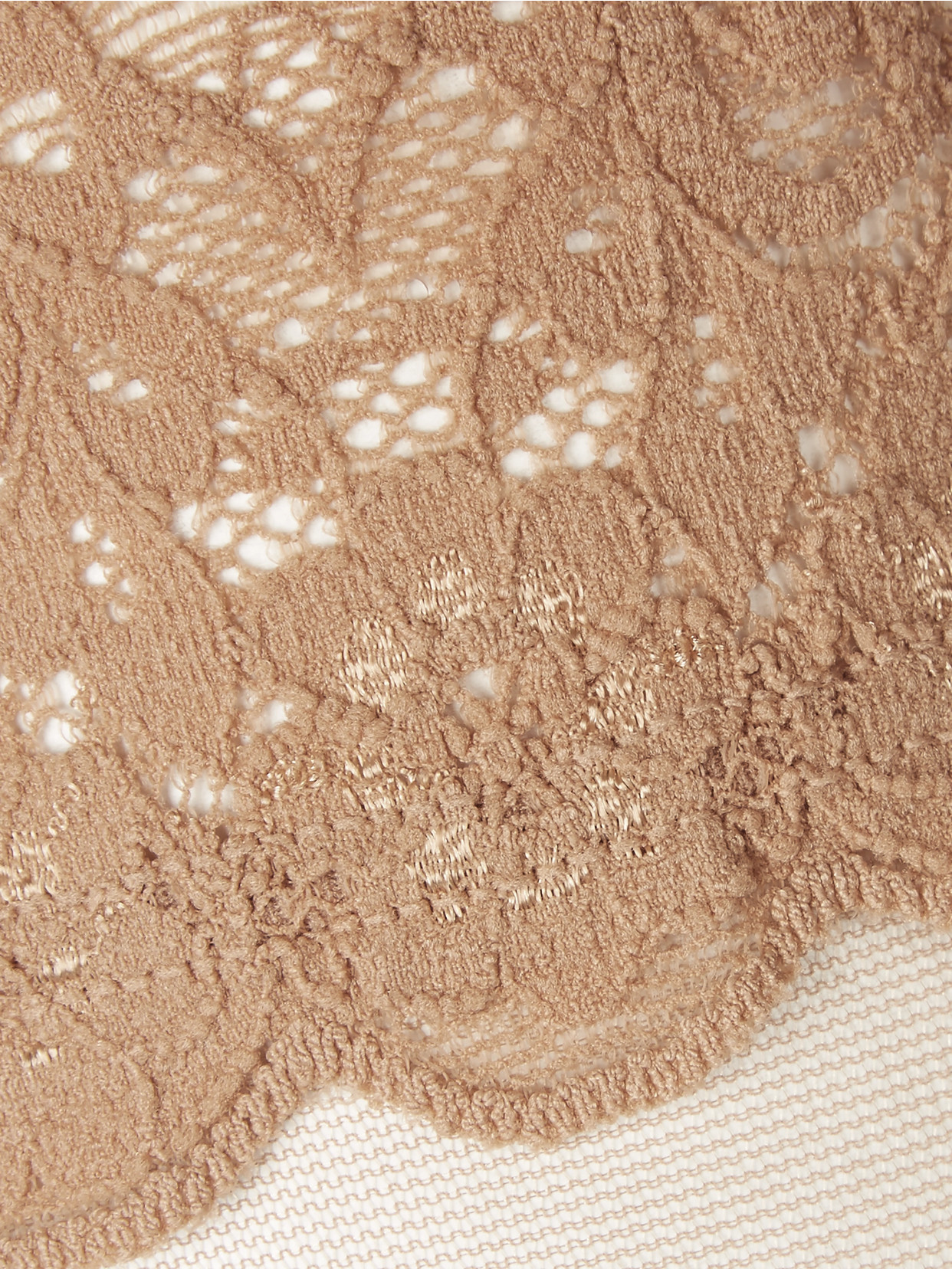 Wolford Satin Touch 20 Denier Stay-up Stockings In Sand