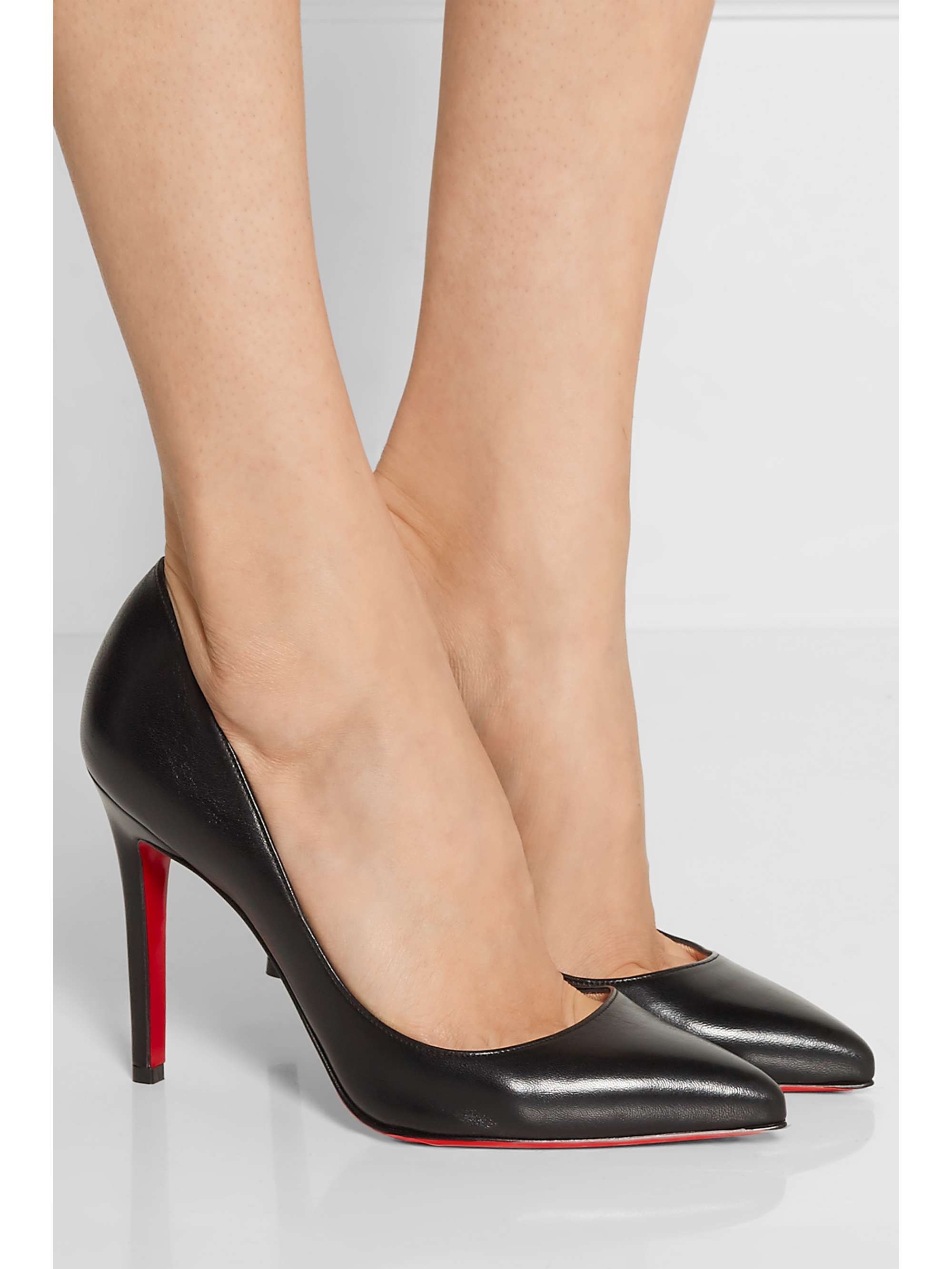 christian louboutin pigalle 100 patent-leather pumps