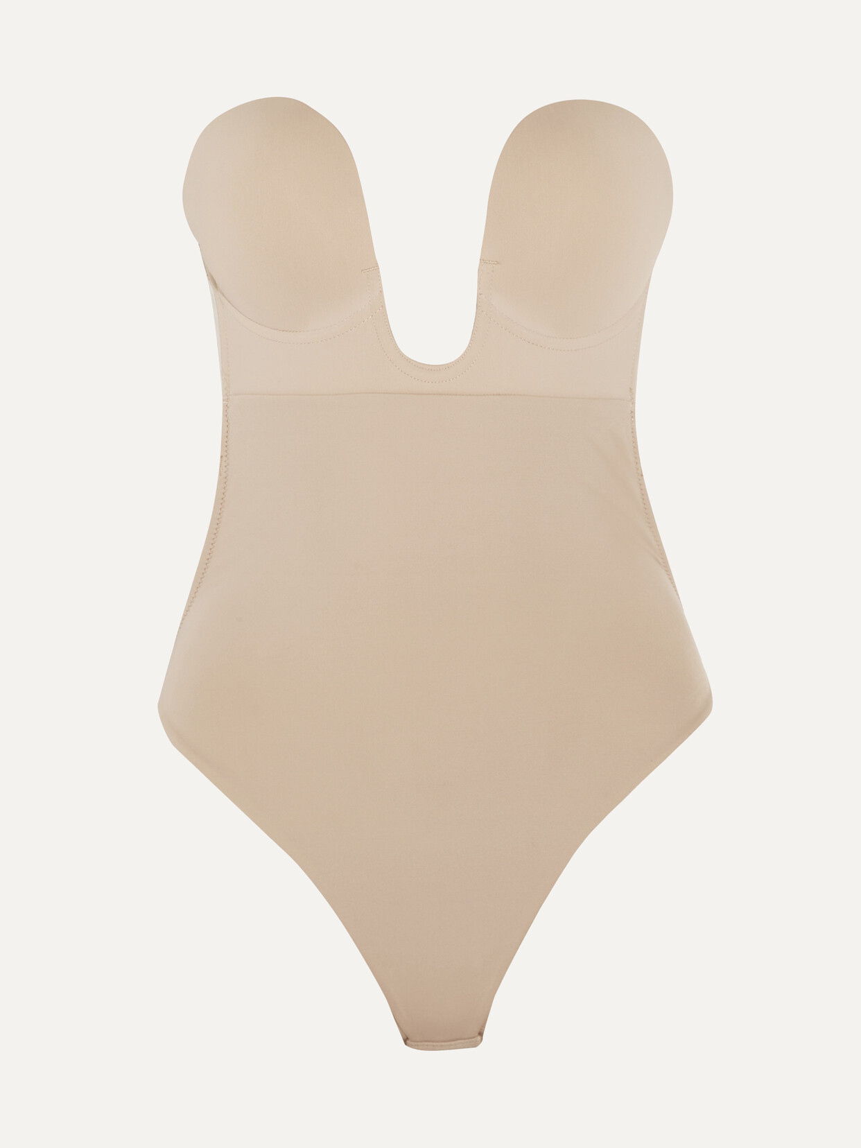 FASHION FORMS U-PLUNGE SELF-ADHESIVE BACKLESS THONG BODYSUIT