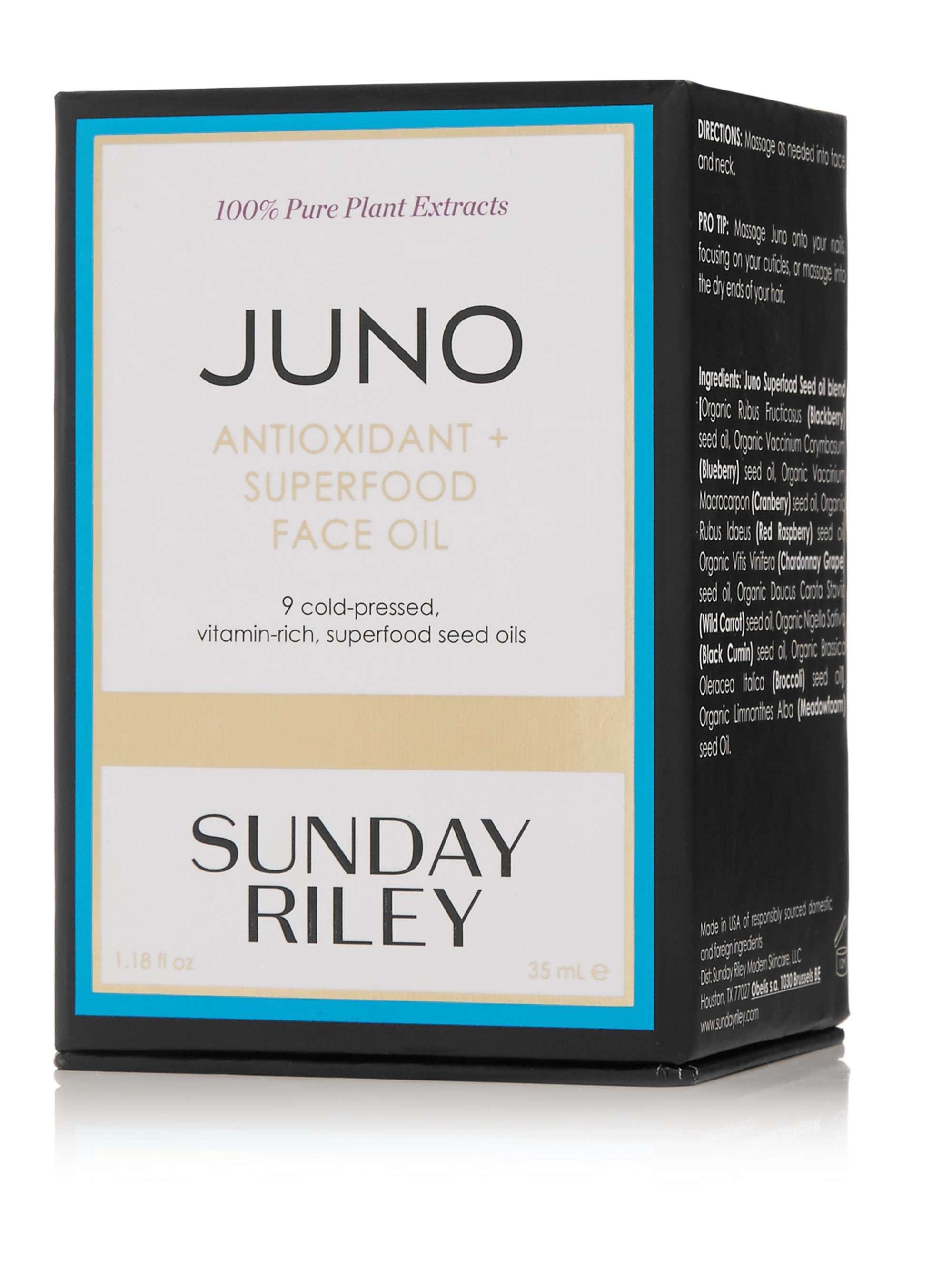 SUNDAY RILEY Juno Juno Antioxidant + Superfood Face Oil, 35ml