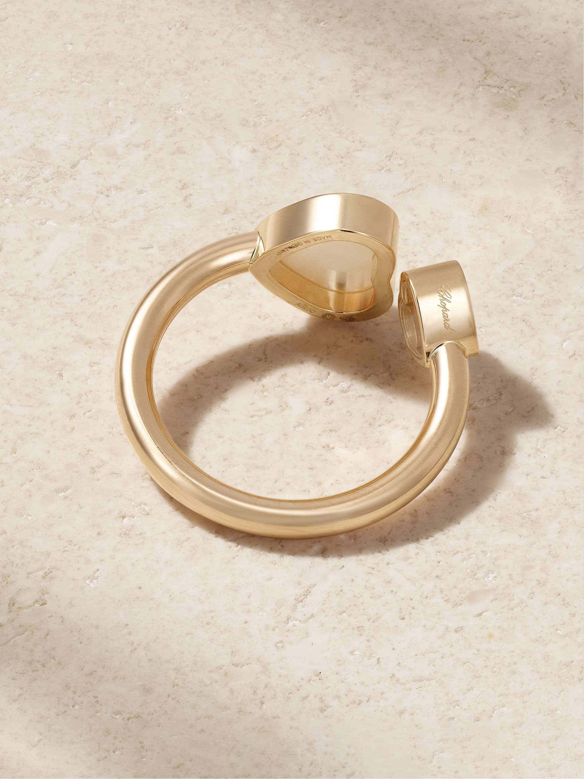 CHOPARD Happy Hearts Ring aus 18 Karat Roségold mit Diamanten