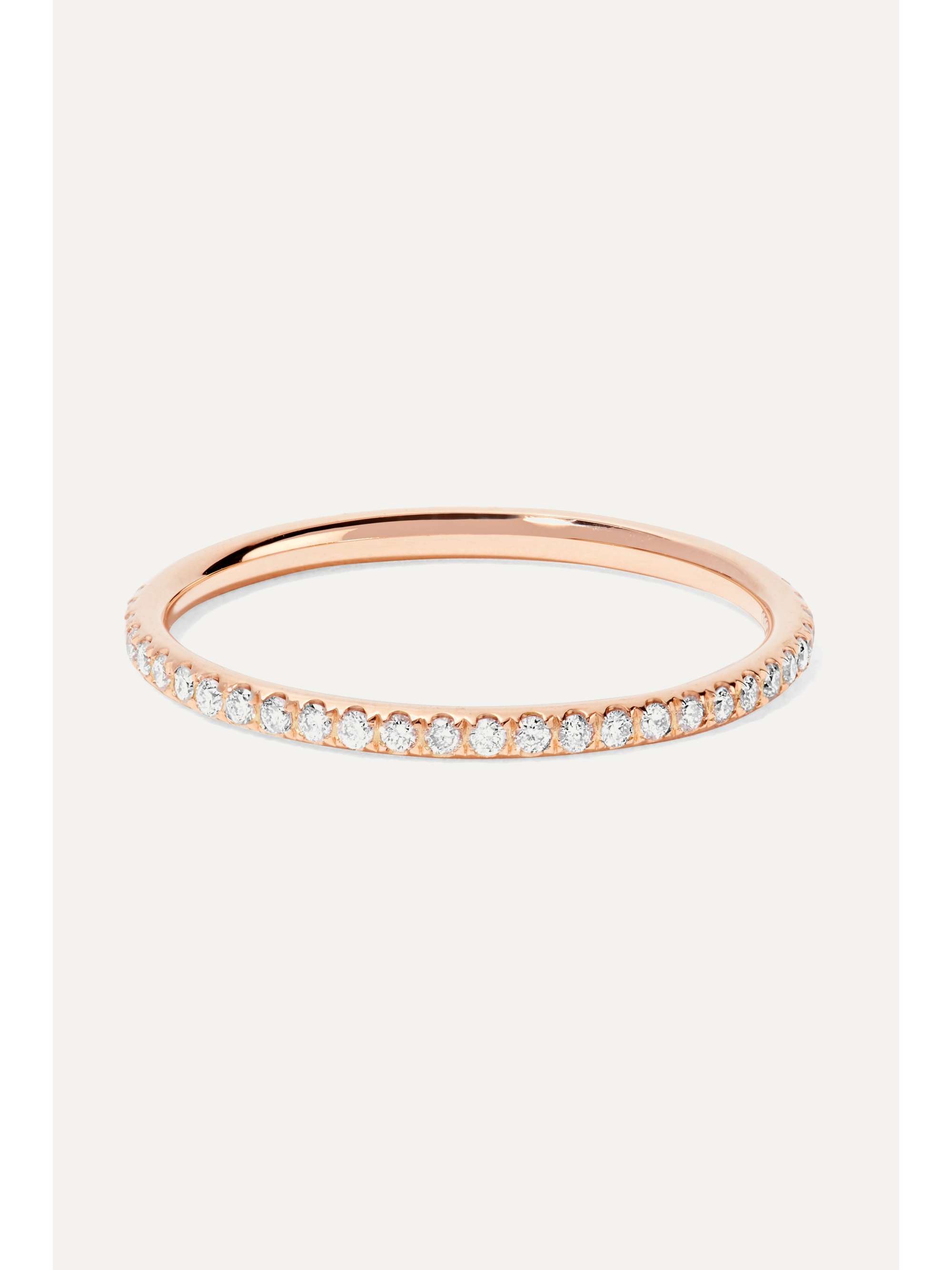 ILEANA MAKRI Thread 18-karat rose gold sapphire ring