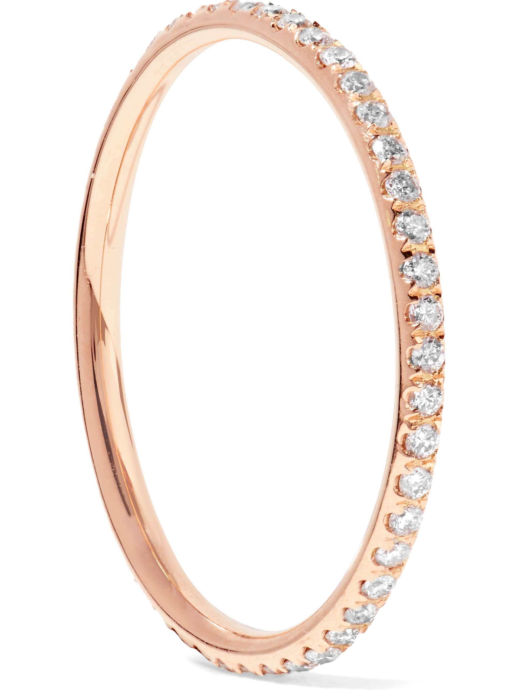 ILEANA MAKRI Thread 18-karat rose gold sapphire ring