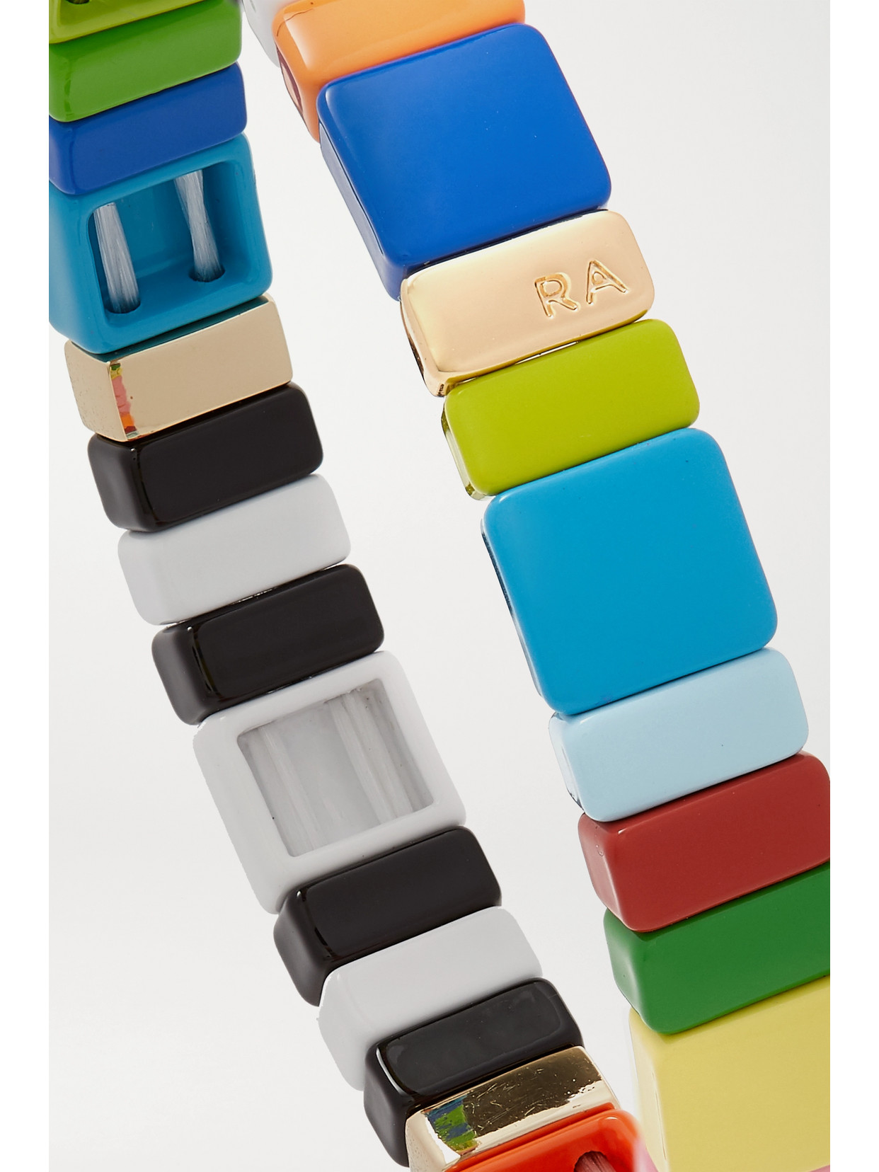 ROXANNE ASSOULIN ALPHABET SOUP ENAMEL BRACELET