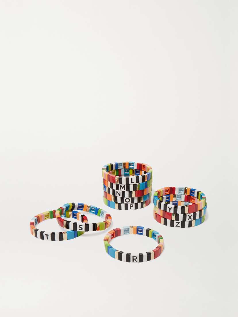 Roxanne Assoulin Alphabet Soup Enamel Bracelet
