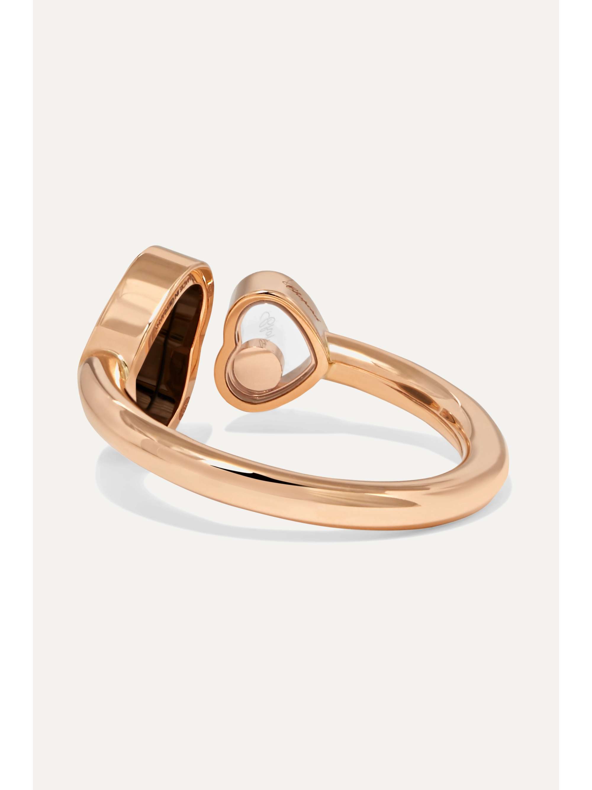 CHOPARD Happy Hearts Ring aus 18 Karat Roségold mit Diamanten