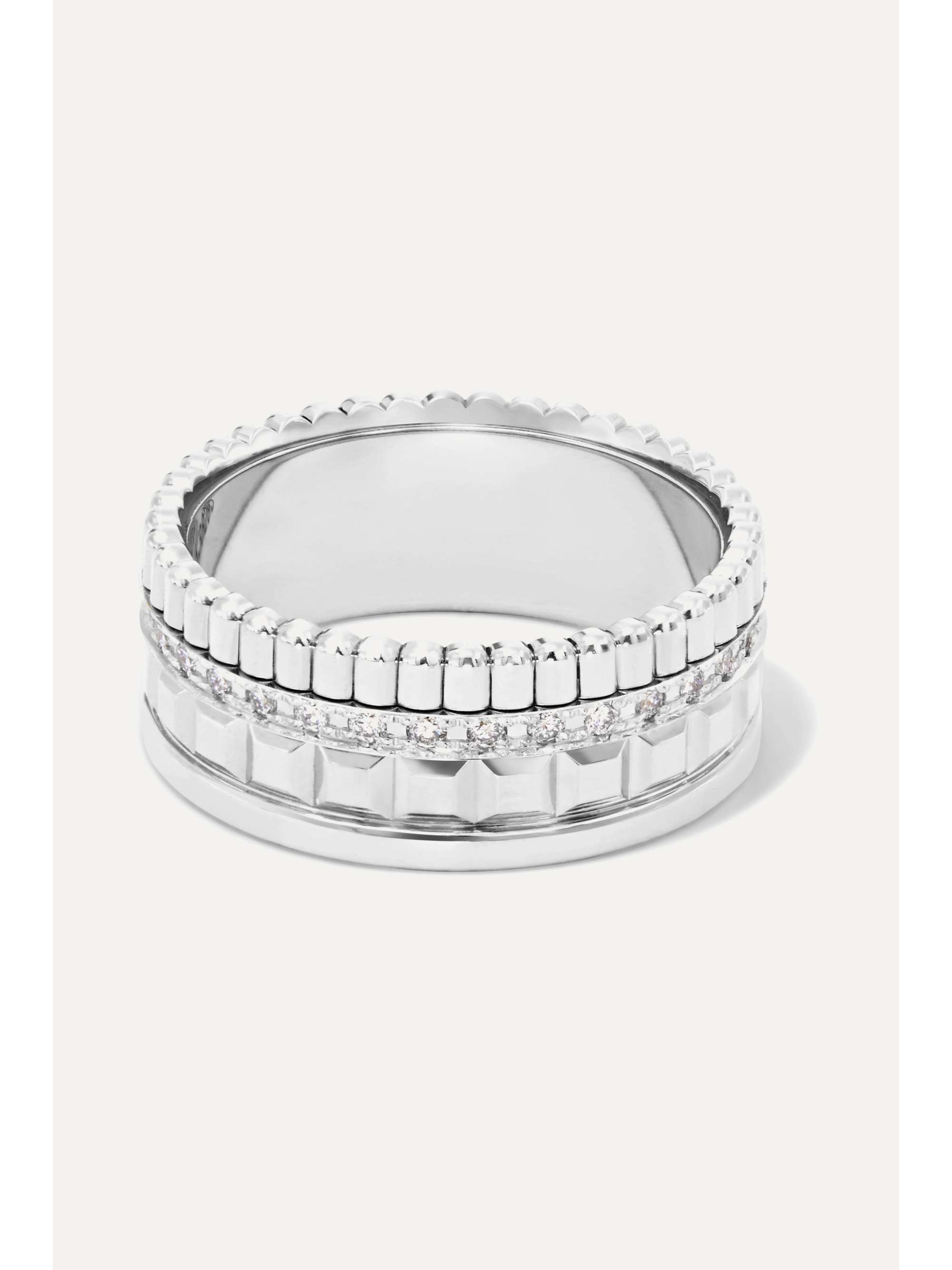 BOUCHERON Quatre Radiant Edition Small 18-karat white gold diamond ring