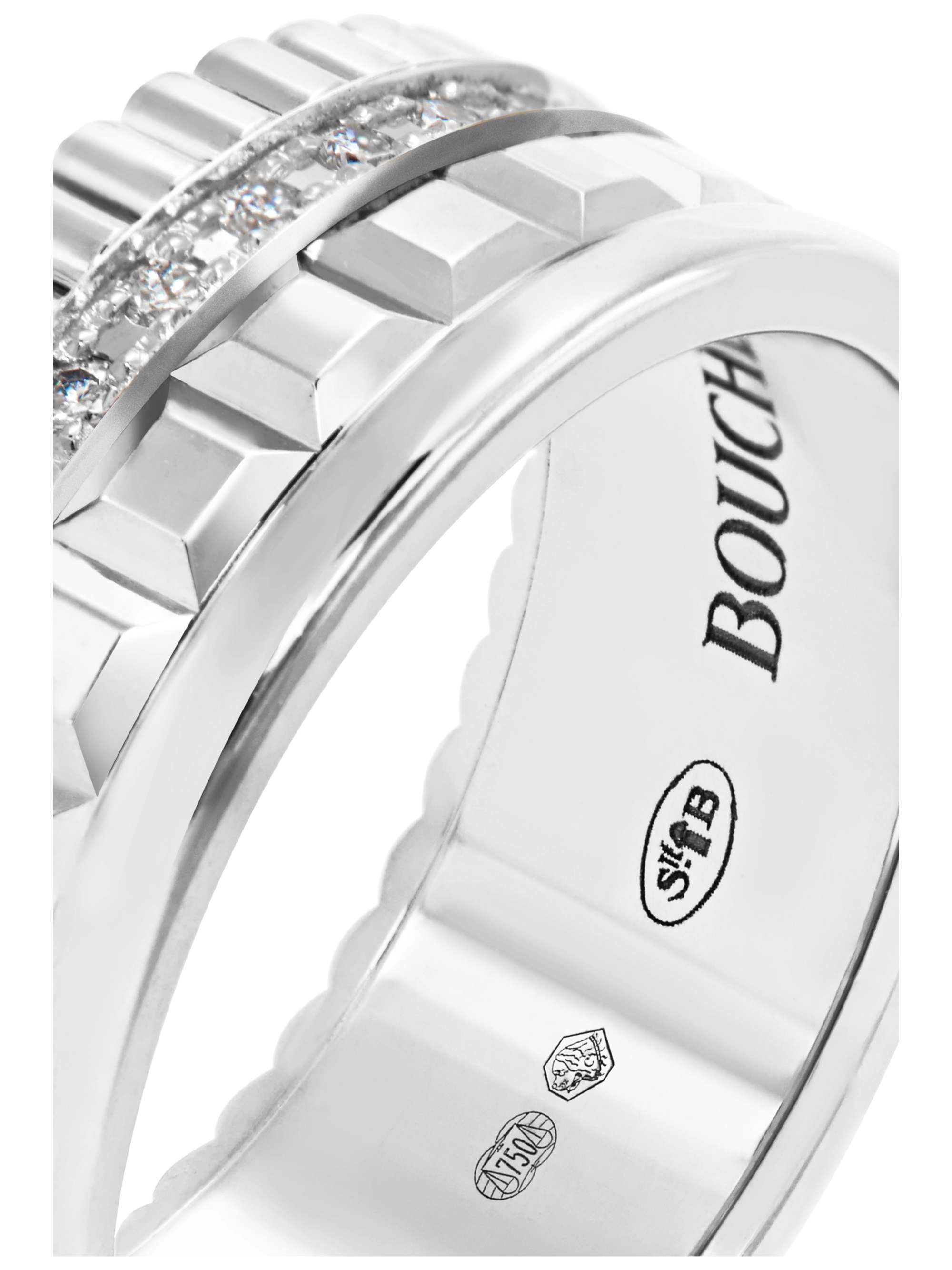 BOUCHERON Quatre Radiant Edition Small 18-karat white gold diamond ring