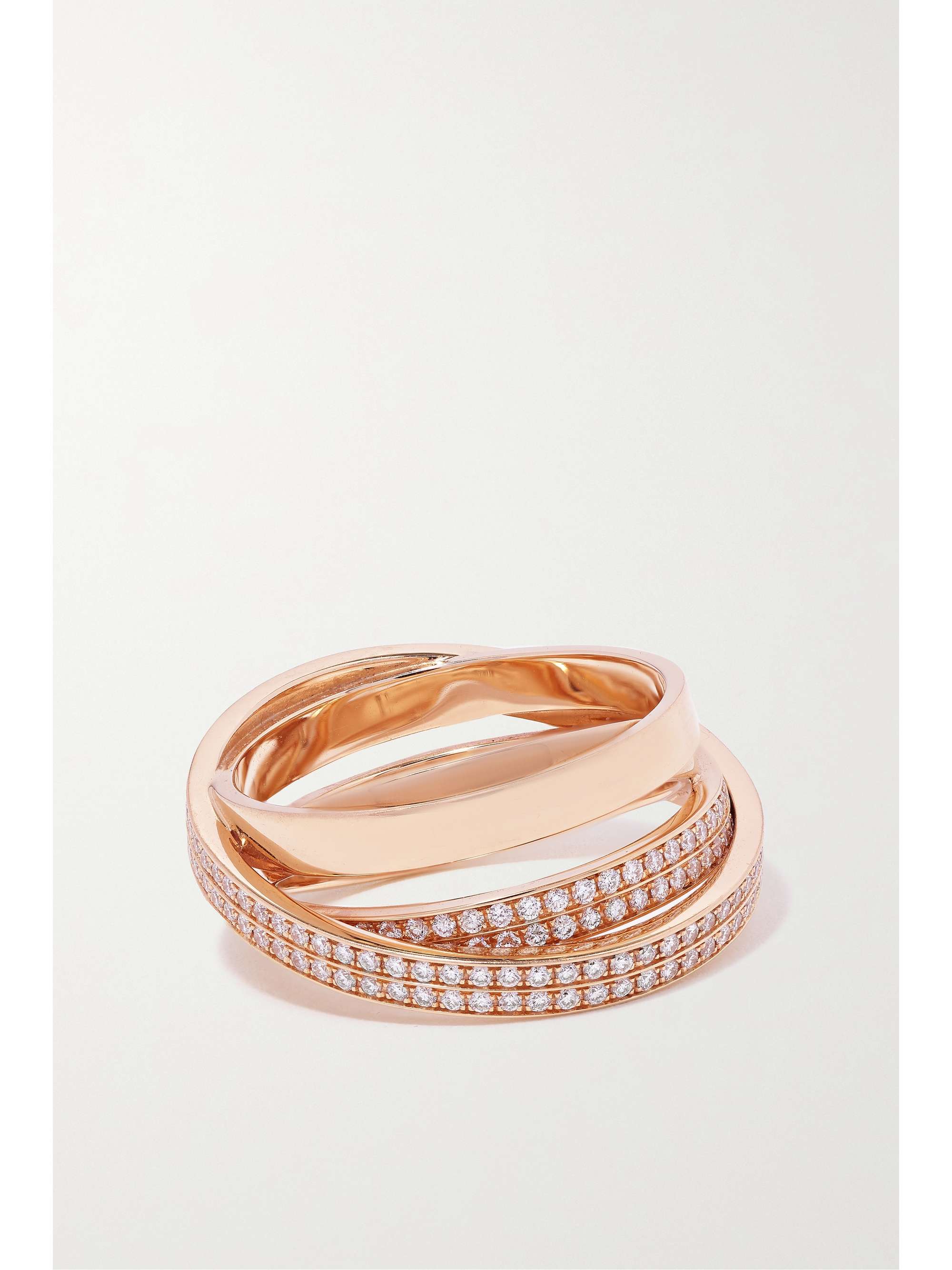 REPOSSI Technical Berbère 18-karat rose gold diamond ring