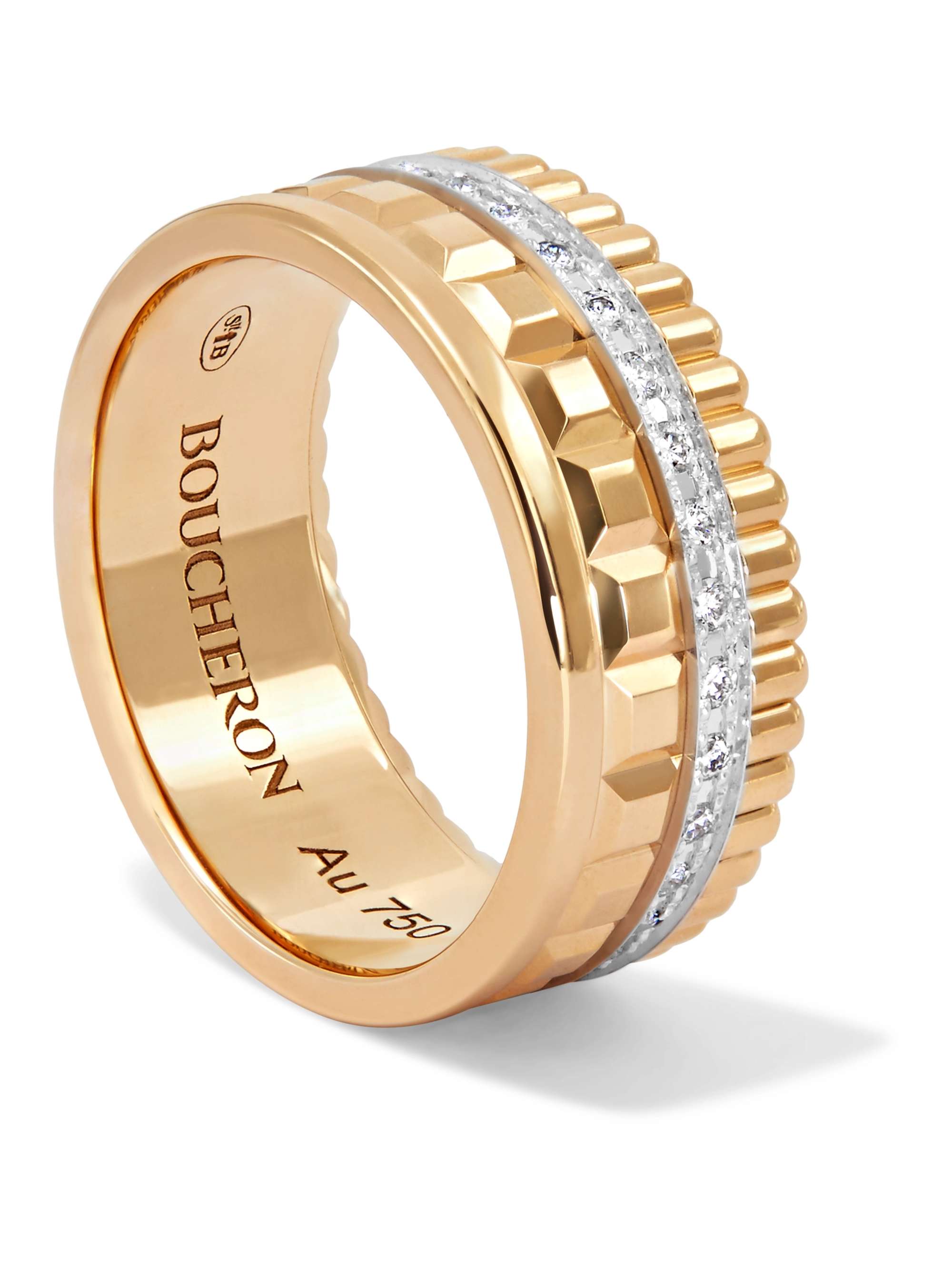 BOUCHERON Quatre Radiant Edition Small 18-karat gold diamond ring