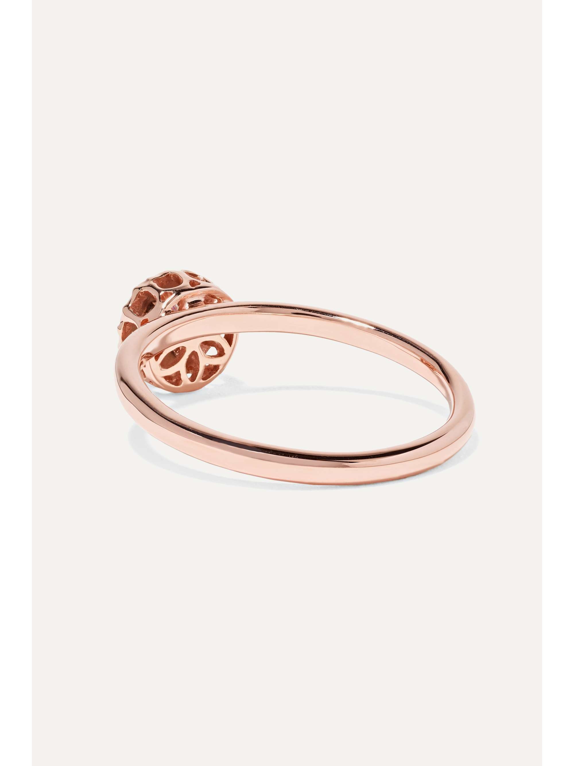 SELIM MOUZANNAR Beirut 18-karat rose gold diamond ring