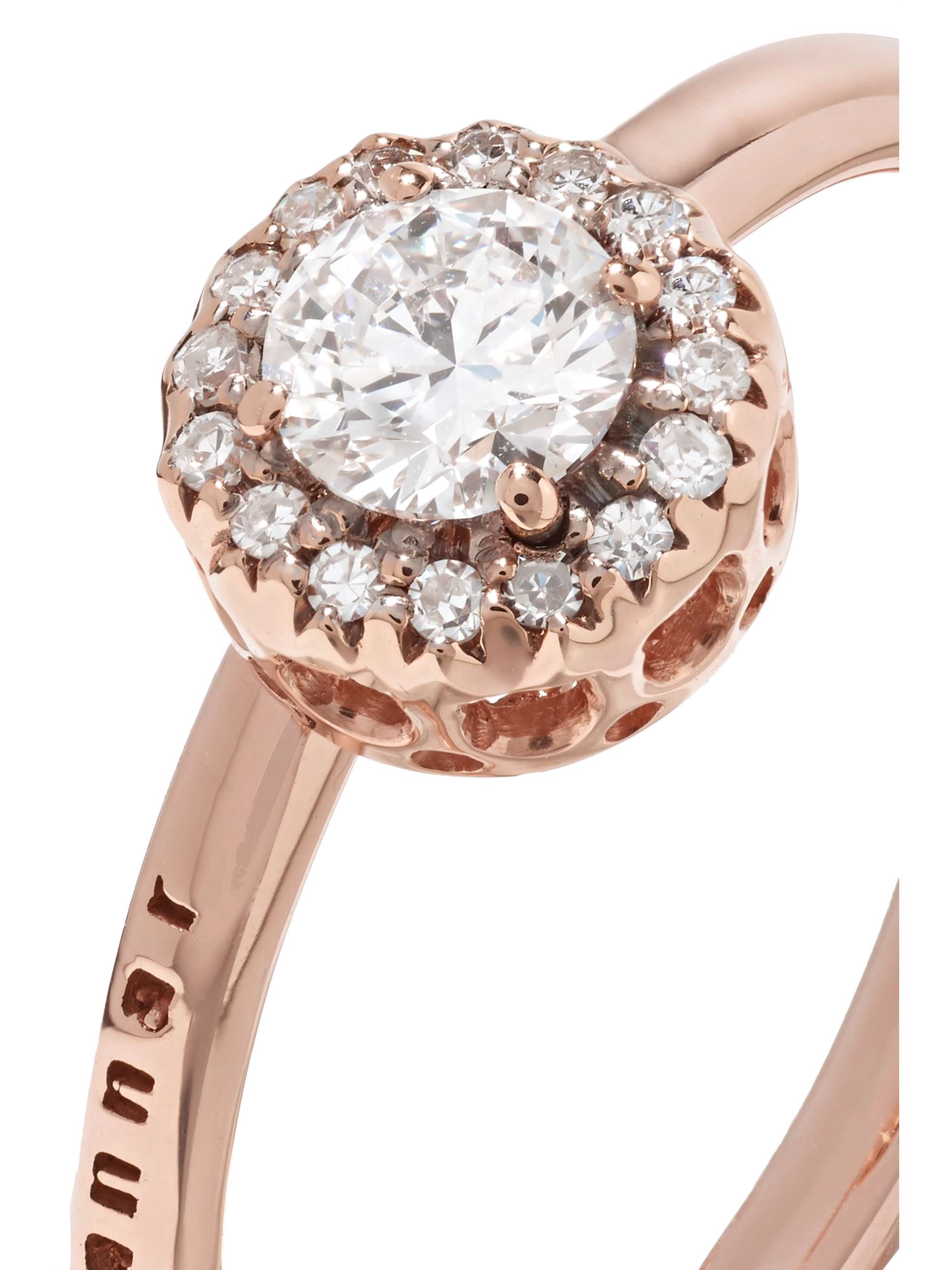 SELIM MOUZANNAR Beirut 18-karat rose gold diamond ring