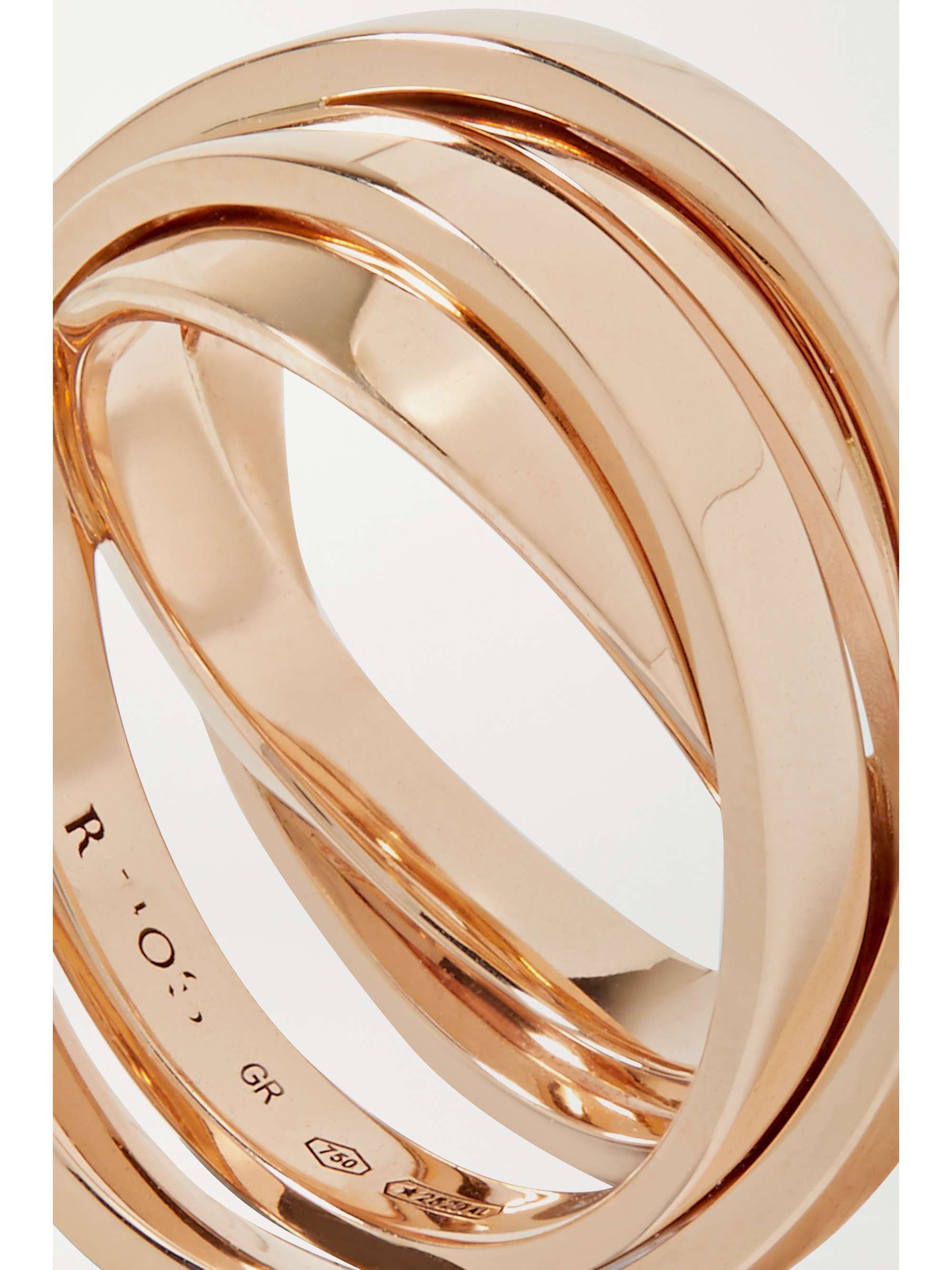 REPOSSI Technical Berbère 18-karat rose gold ring