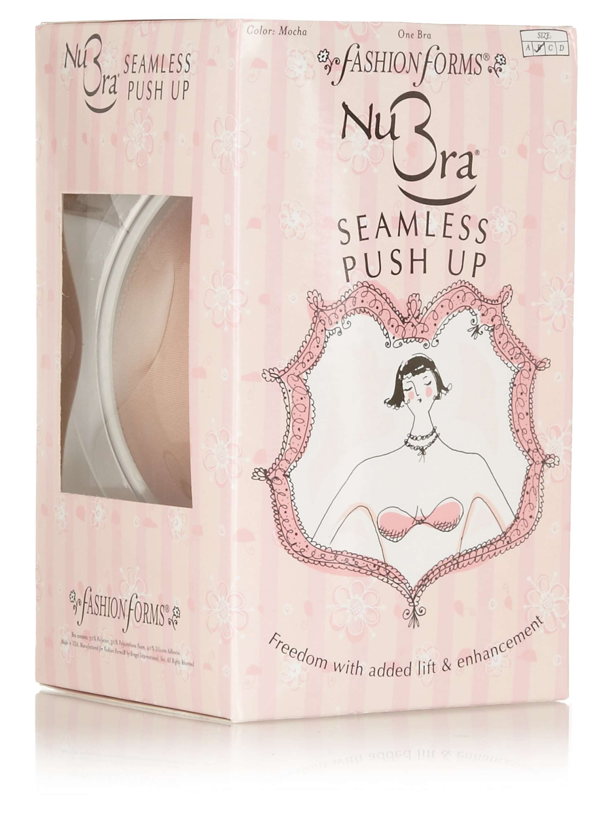 Neutral Nubra® selfadhesive backless strapless bra FASHION FORMS