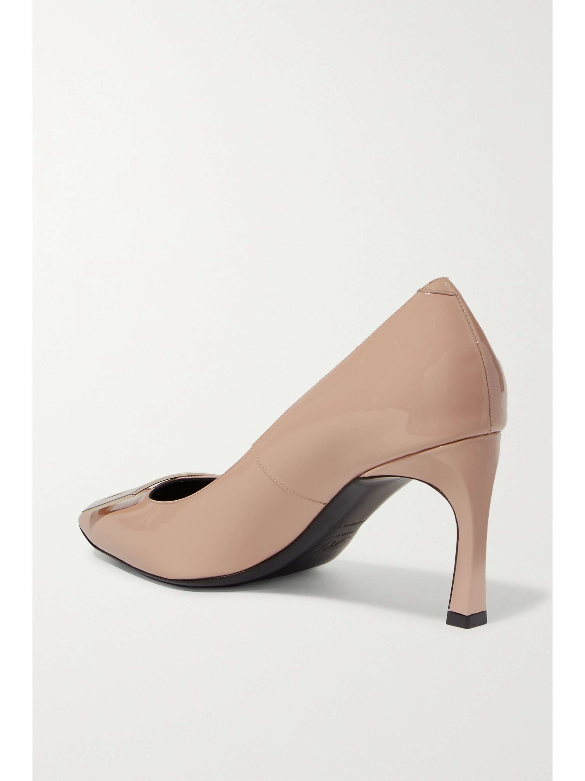 ROGER VIVIER Belle Vivier Trompette patent-leather pumps