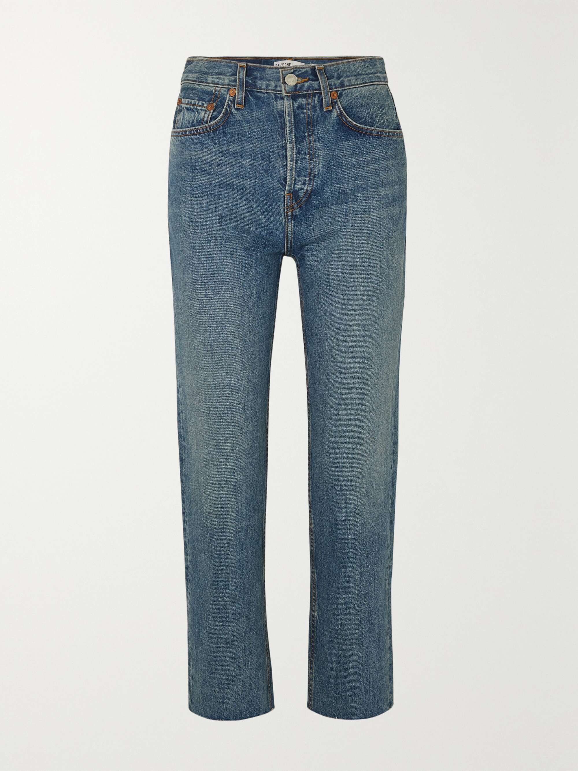 RE/DONE 70s High Rise Stove Pipe straight-leg jeans