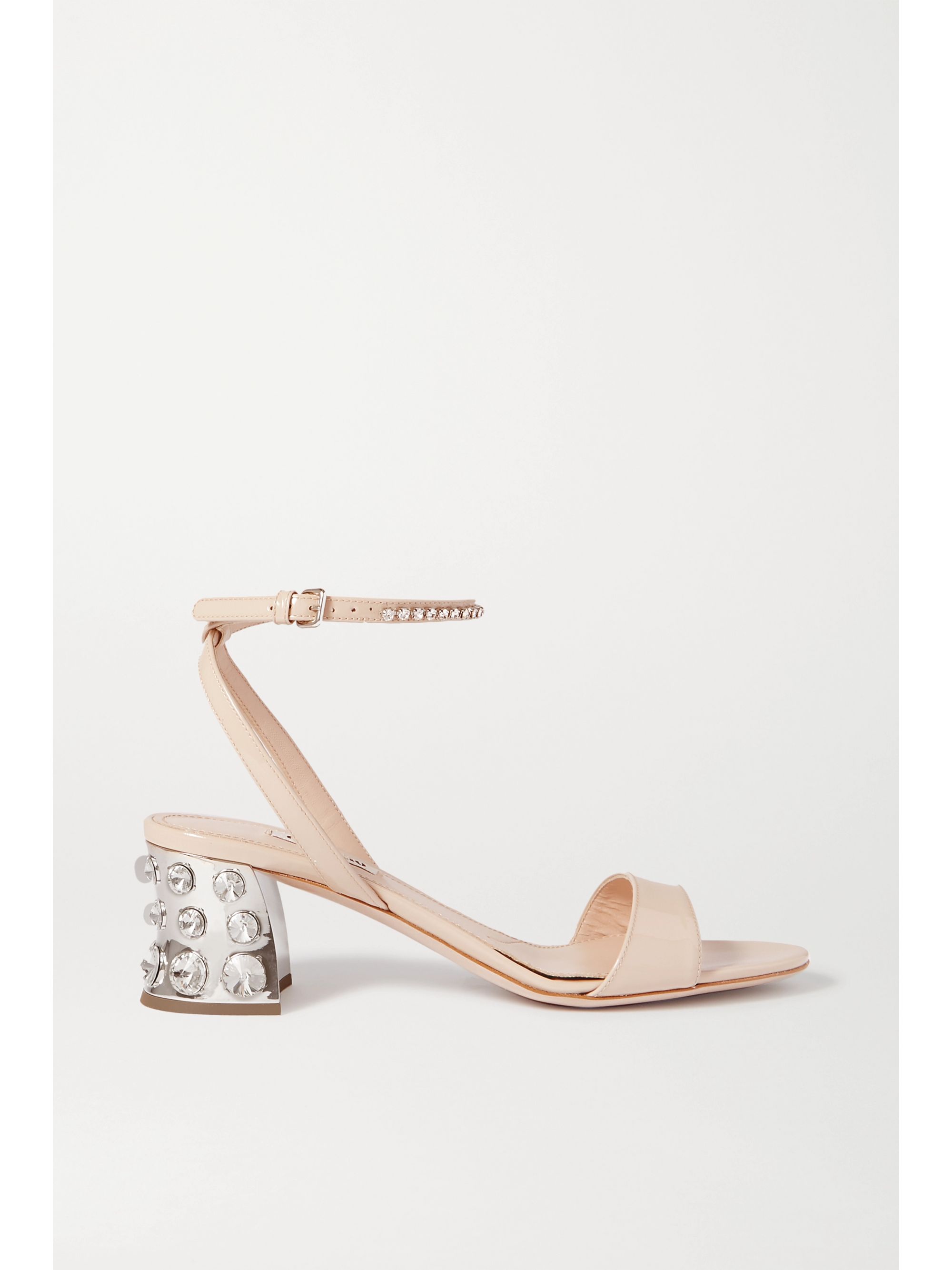 miu miu crystal sandals