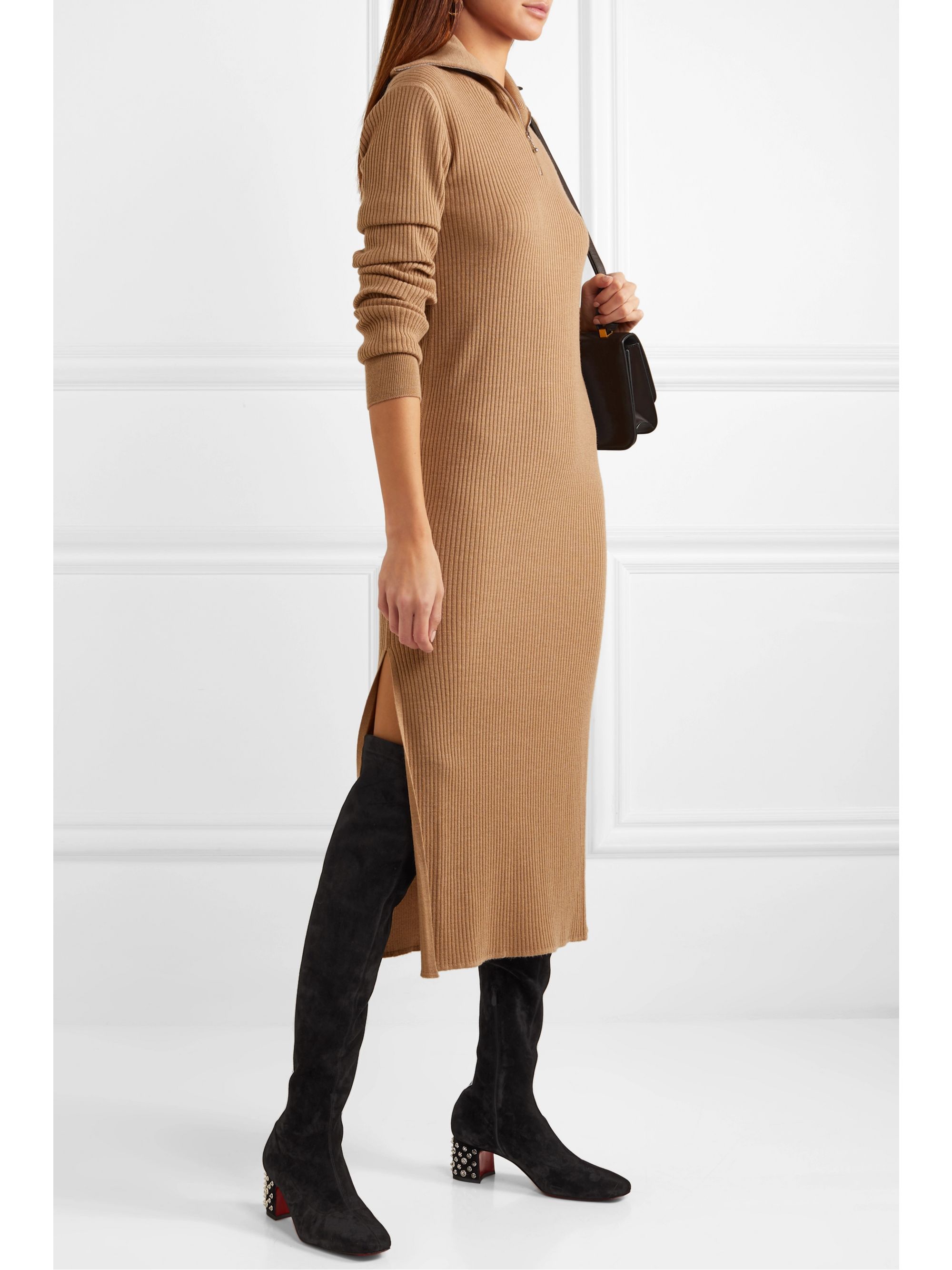 christian louboutin over the knee boot