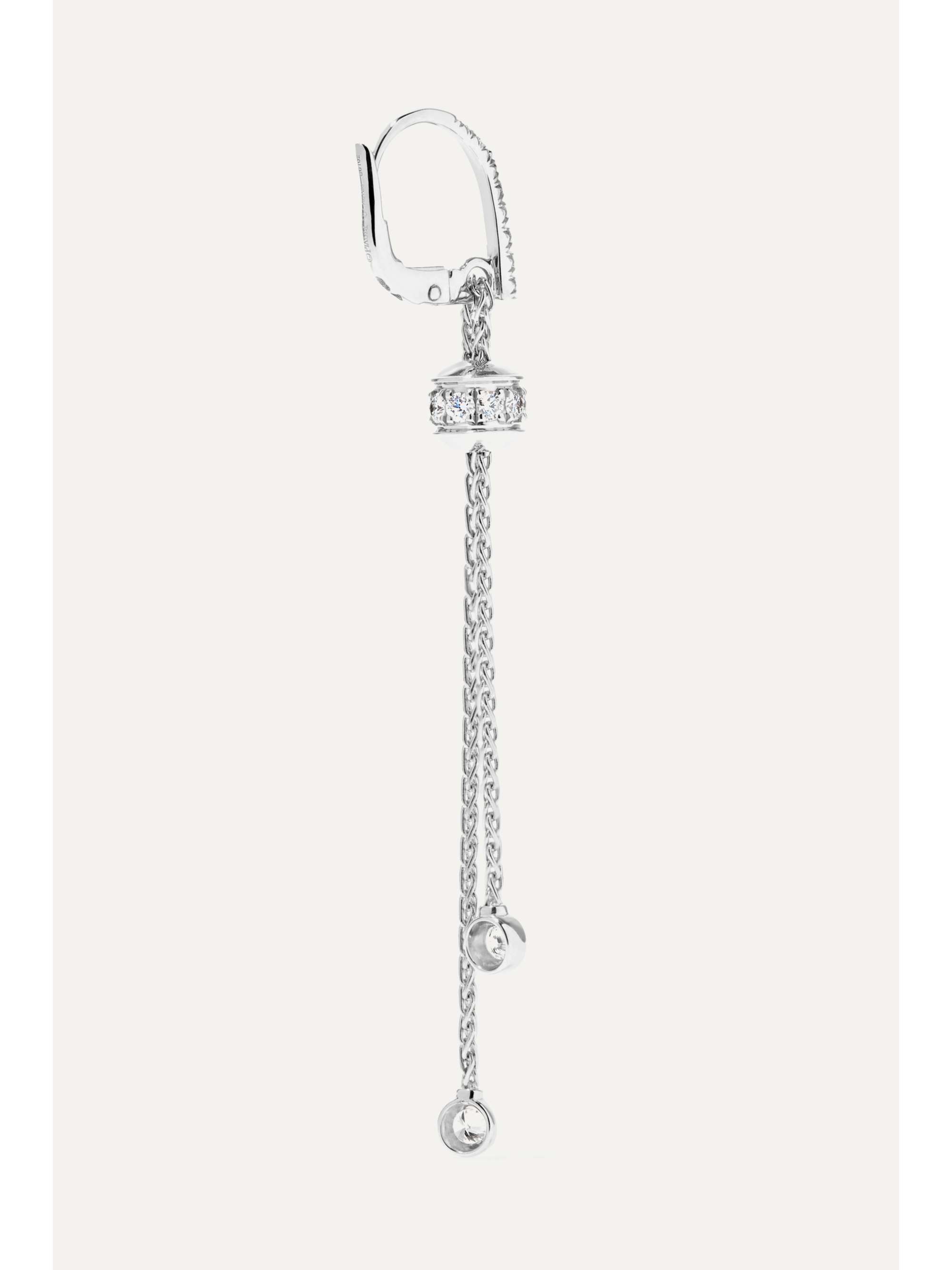 PIAGET Boucles d'oreilles en or blanc 18 carats (750/1000) et diamants Possession