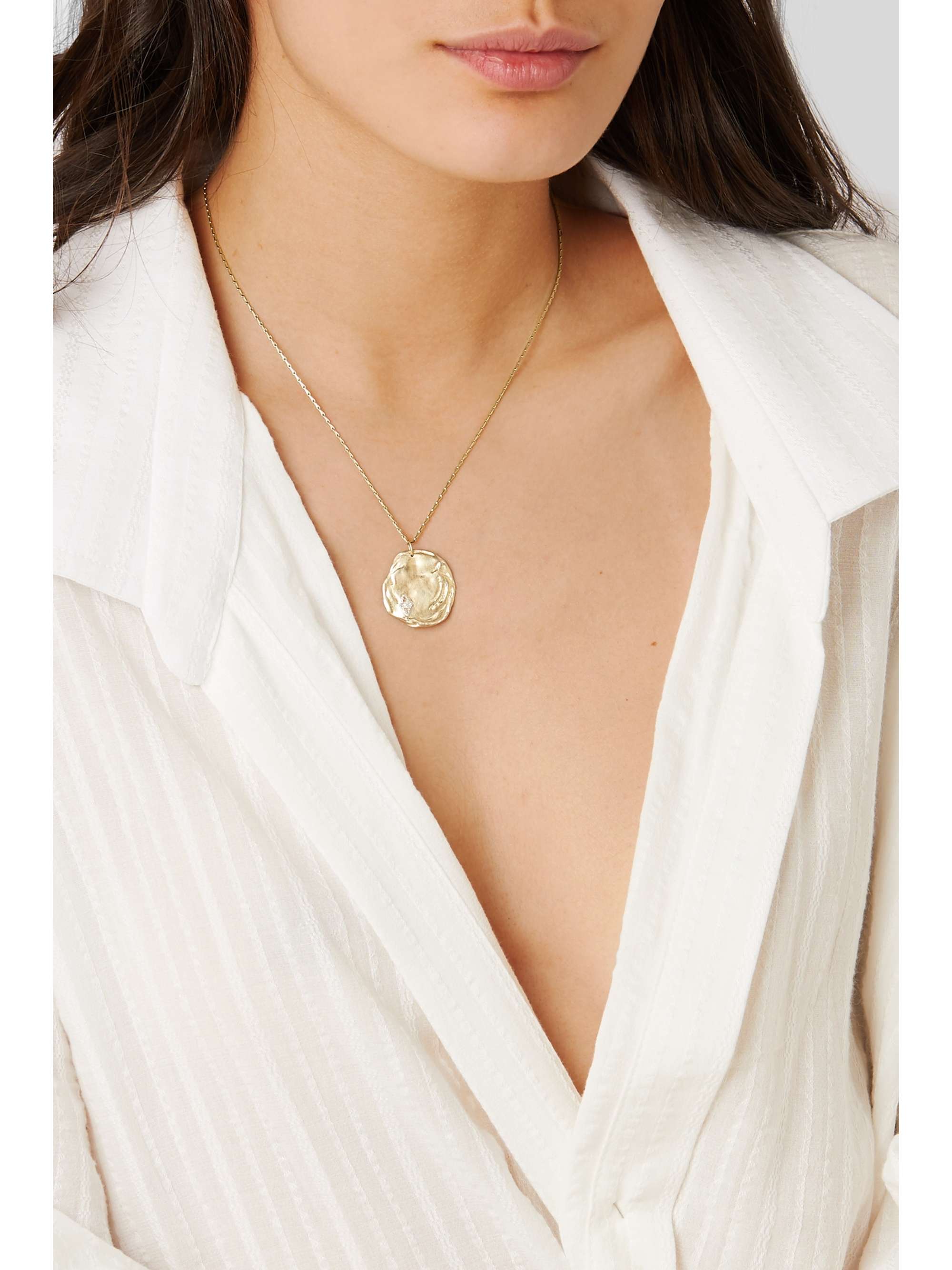 PASCALE MONVOISIN Hayett 9-karat gold diamond necklace