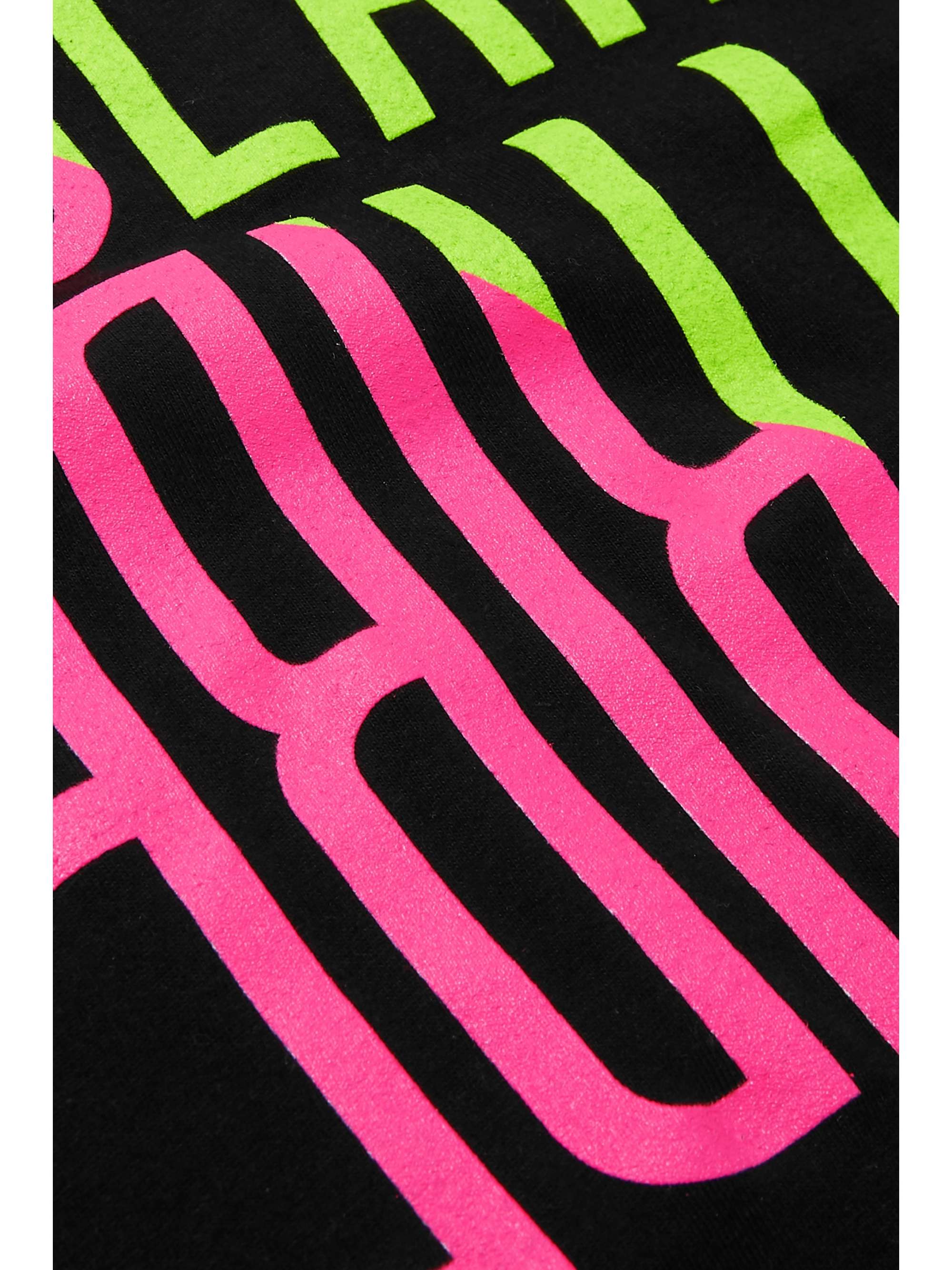 PARADISED KIDS Neon printed cotton-jersey T-shirt