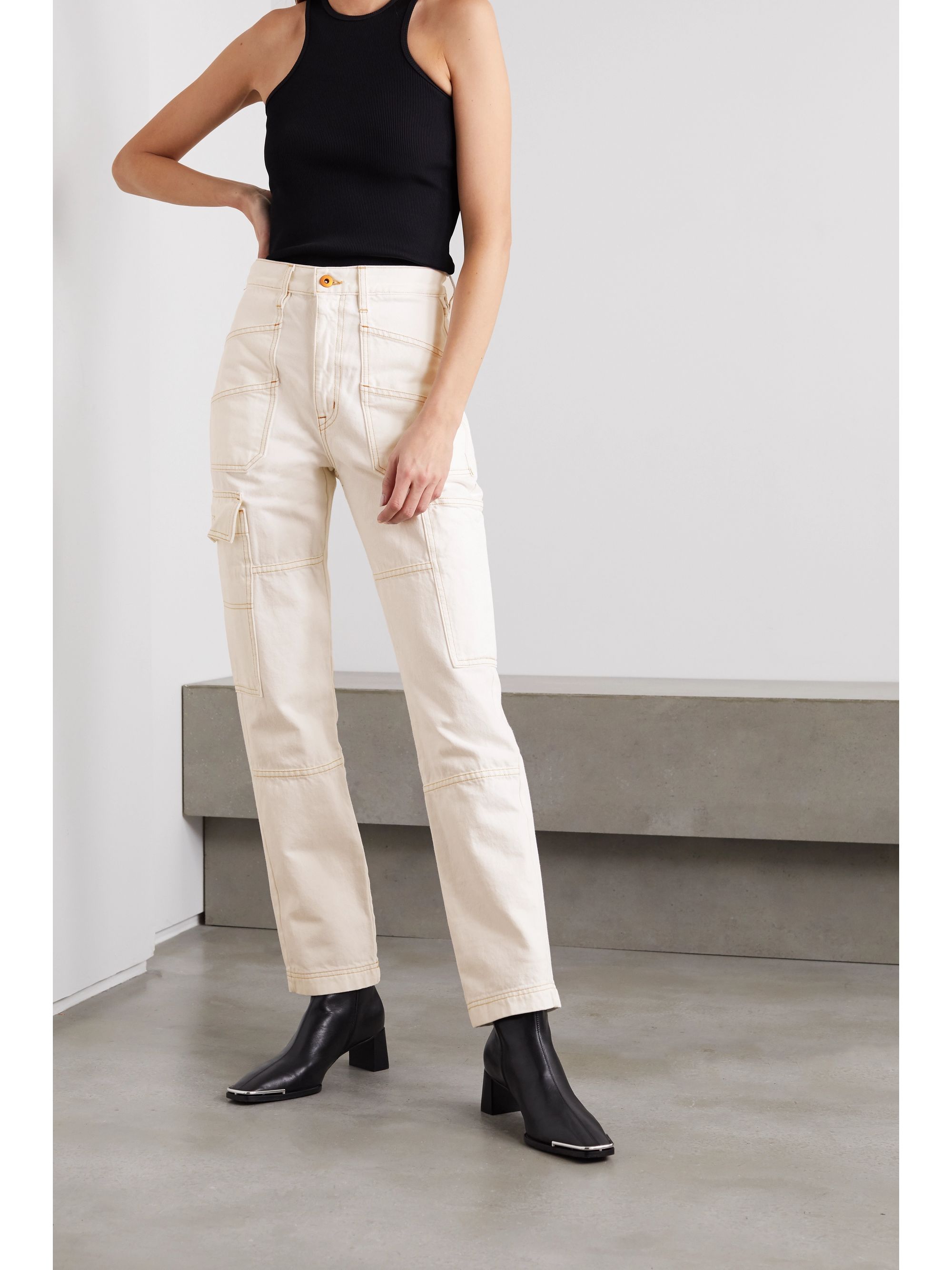 slvrlake london jeans ecru