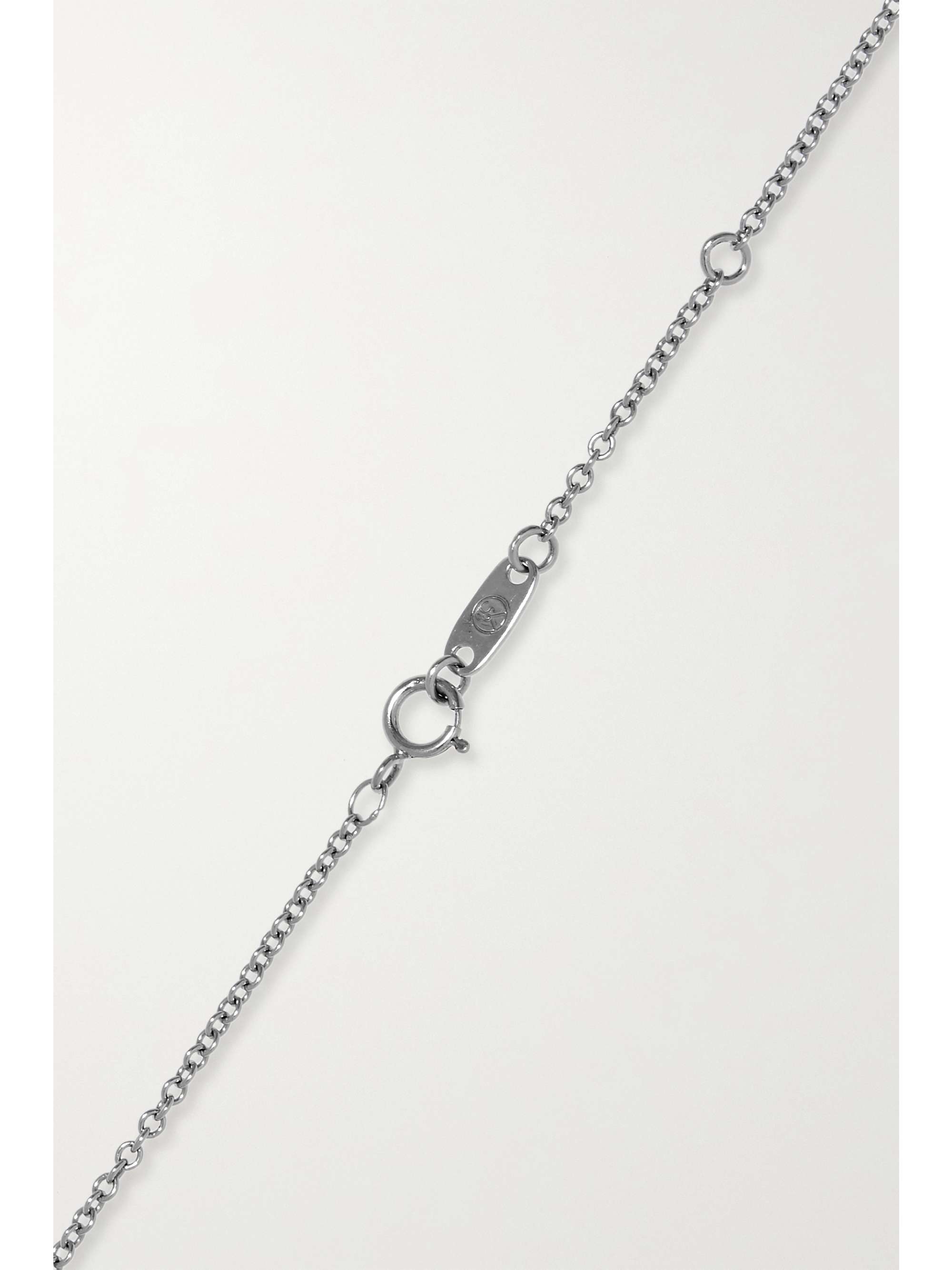 BAYCO Platinum and 18-karat gold, sapphire and diamond necklace