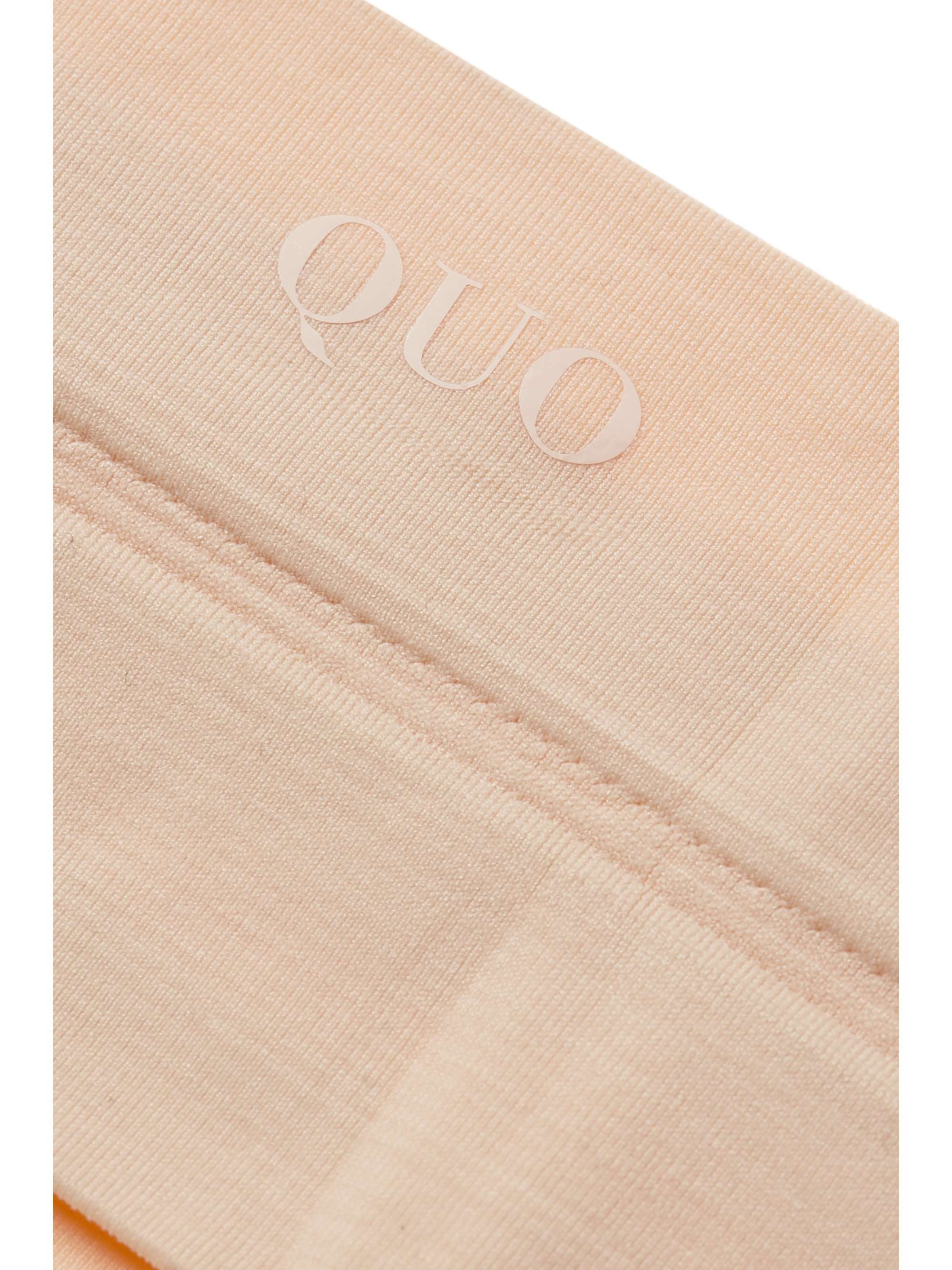 QUO ACTIVE Set of five stretch-jersey thongs