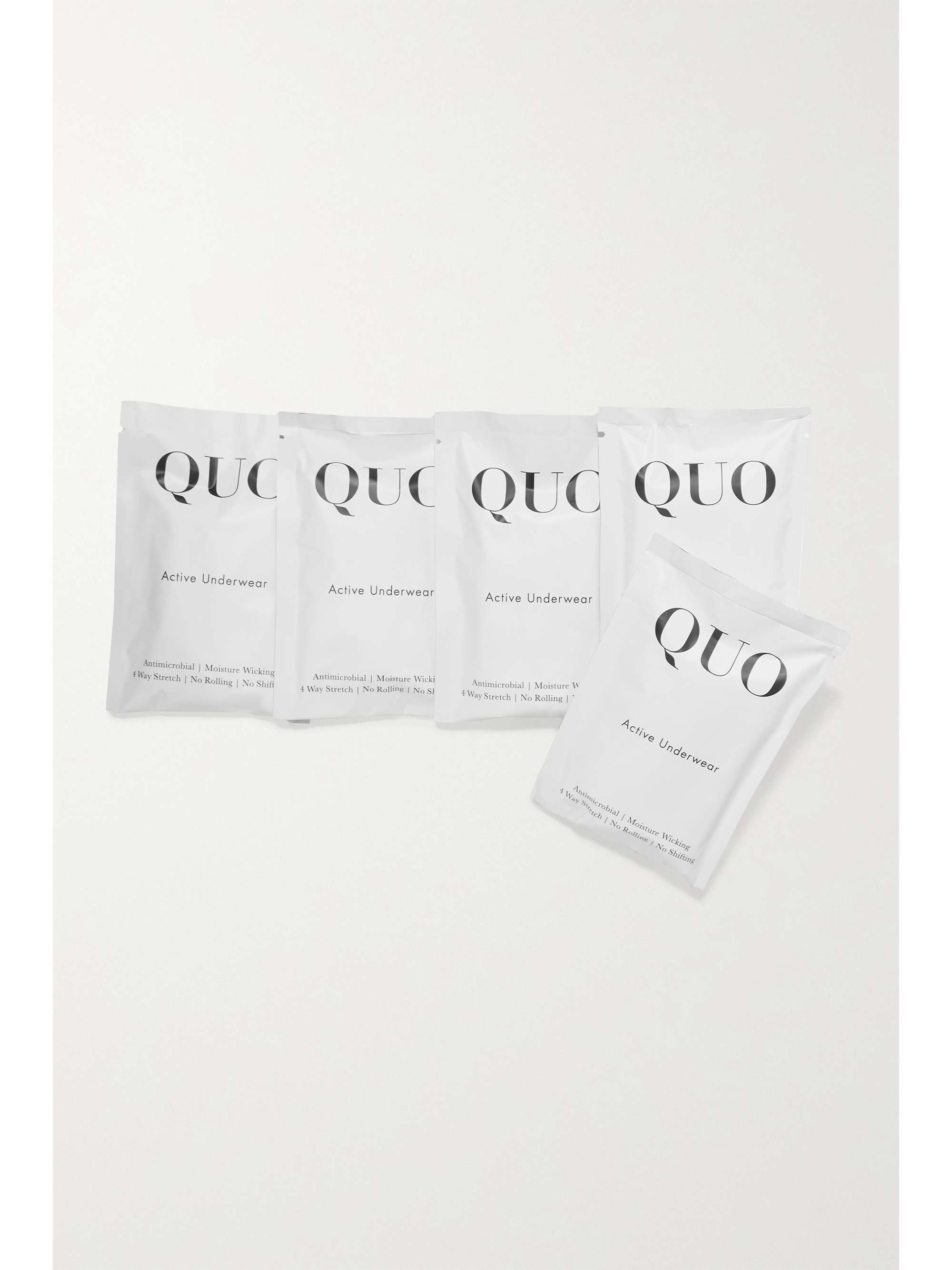 QUO ACTIVE Set of five stretch-jersey thongs