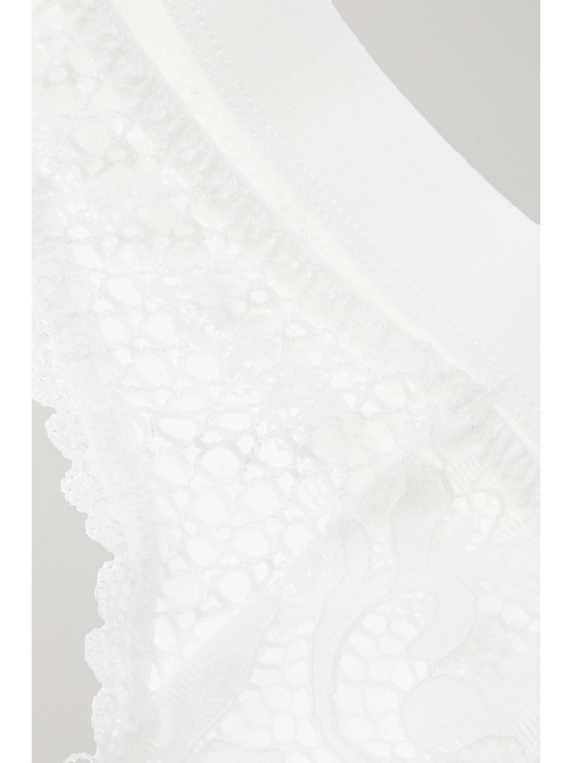 ELSE Petunia stretch-mesh and corded lace thong
