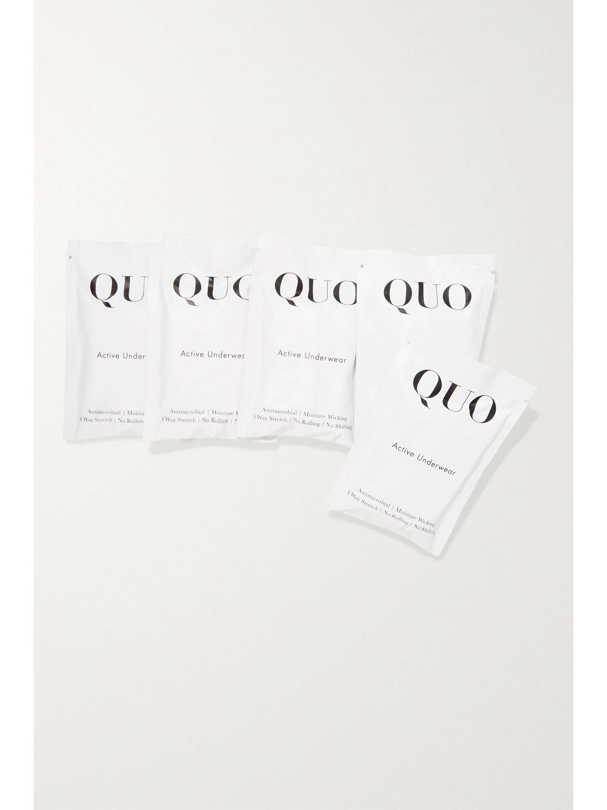 QUO ACTIVE Lot de cinq strings en jersey stretch