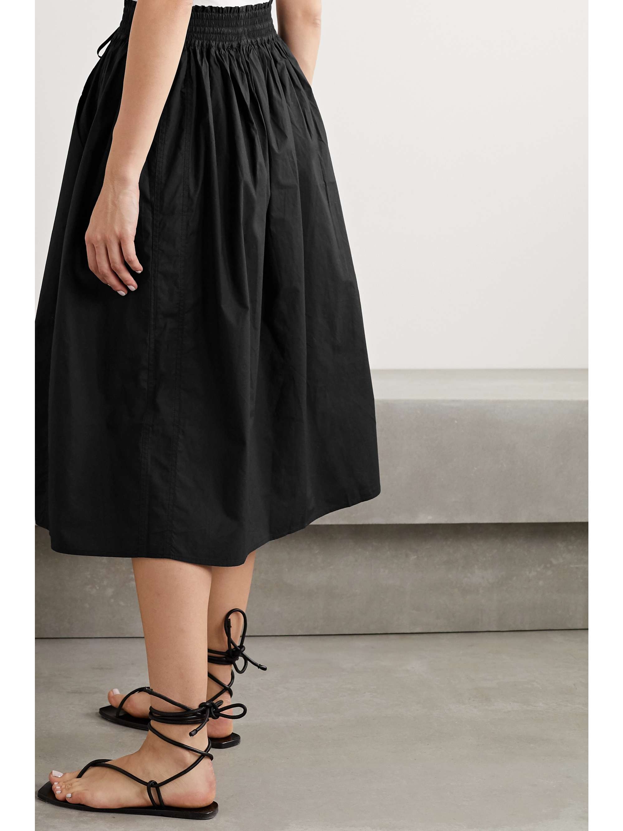 APIECE APART Wabi Sabi cotton-poplin midi skirt