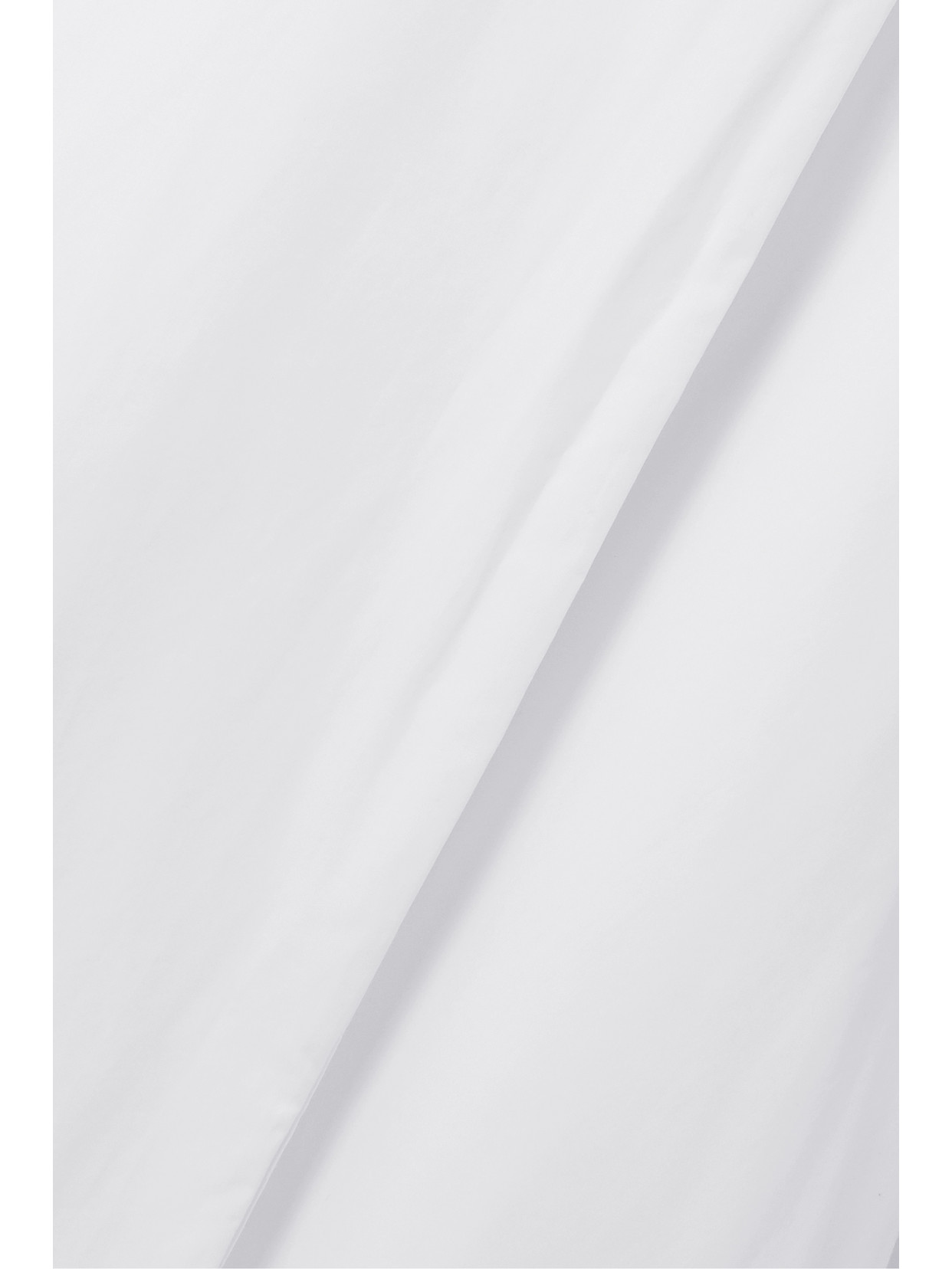 The Row Jaco Padded Cotton Wrap Midi Skirt In White