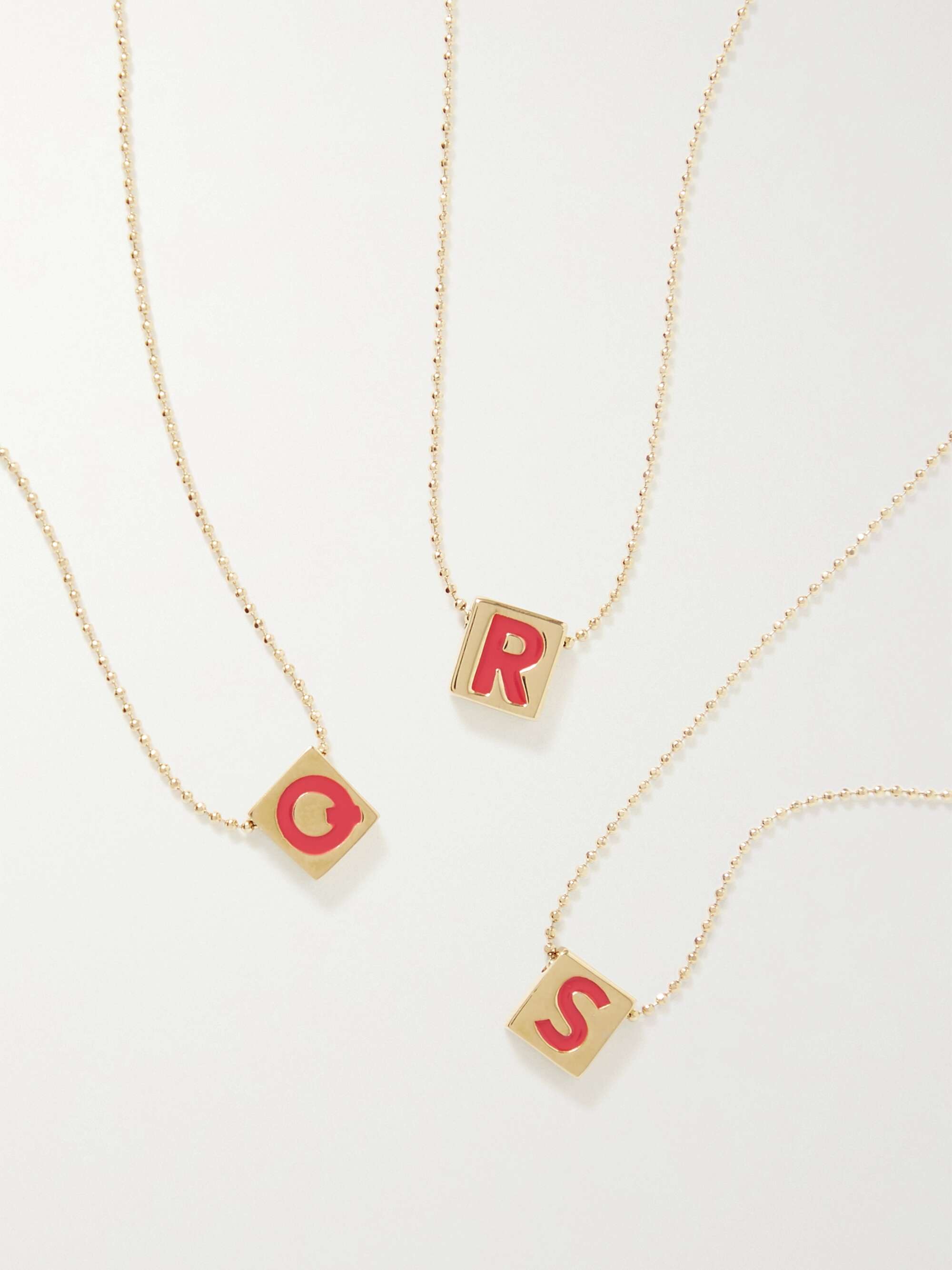 Net a store porter initial necklace