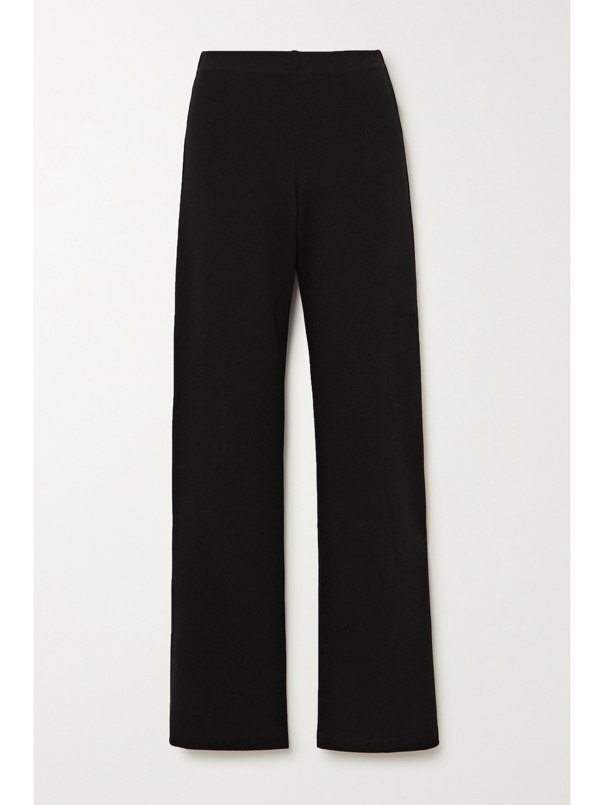 LESET - Rio Ponte Wide-leg Pants - Black