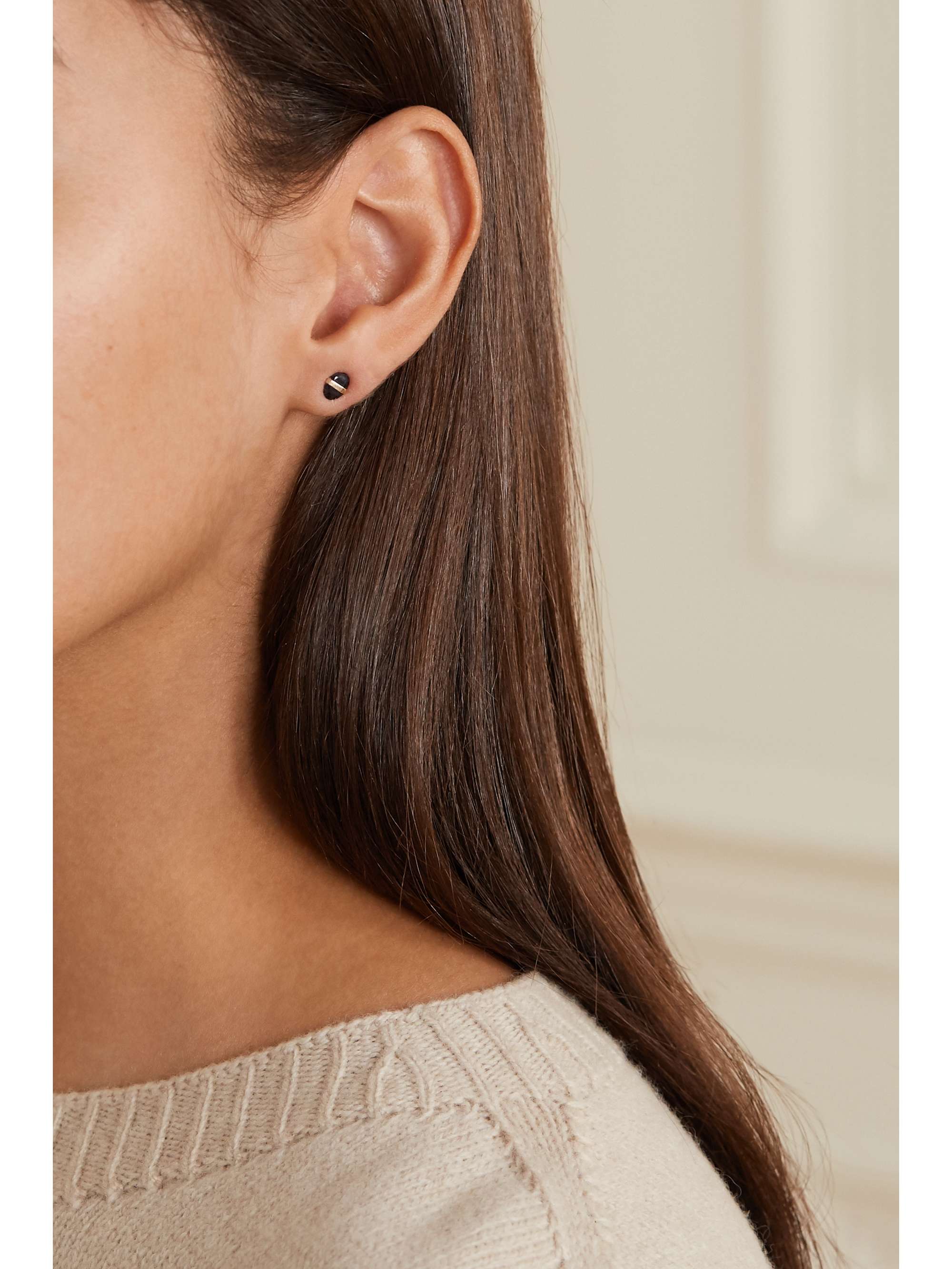 MELISSA JOY MANNING 14-karat gold opal earrings