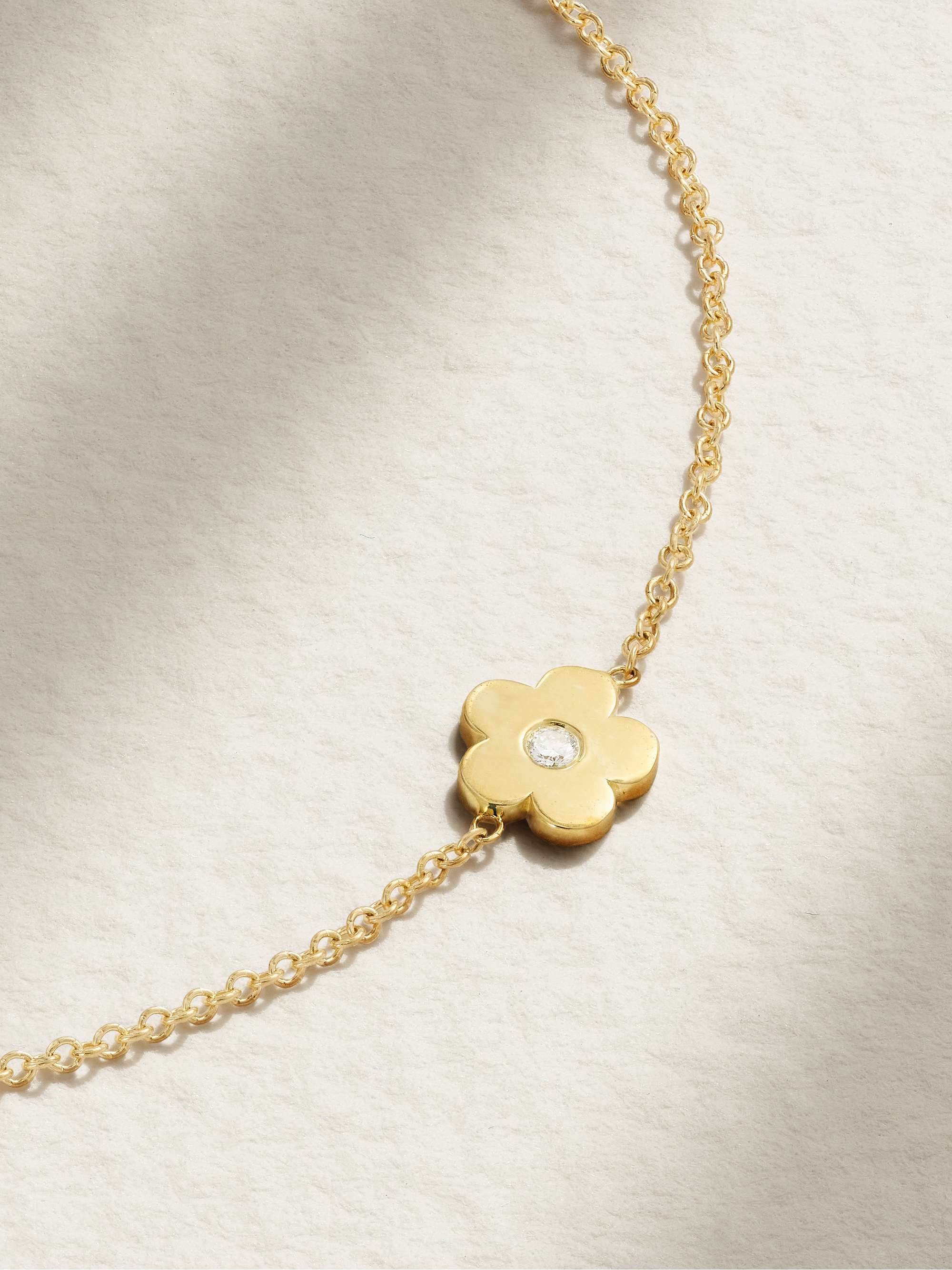 JENNIFER MEYER 18-karat gold diamond bracelet