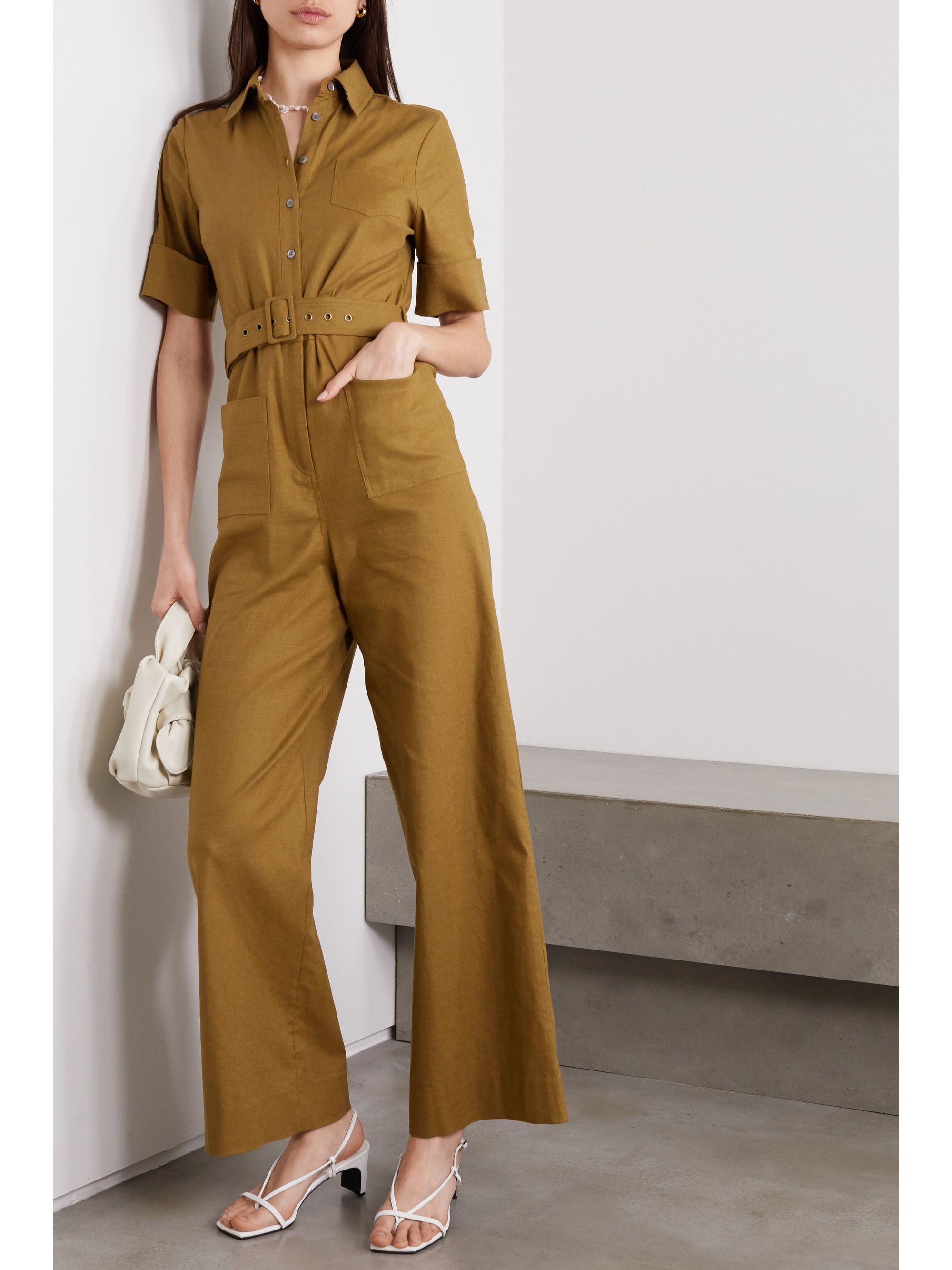 Staud zavey jumpsuit Clearance