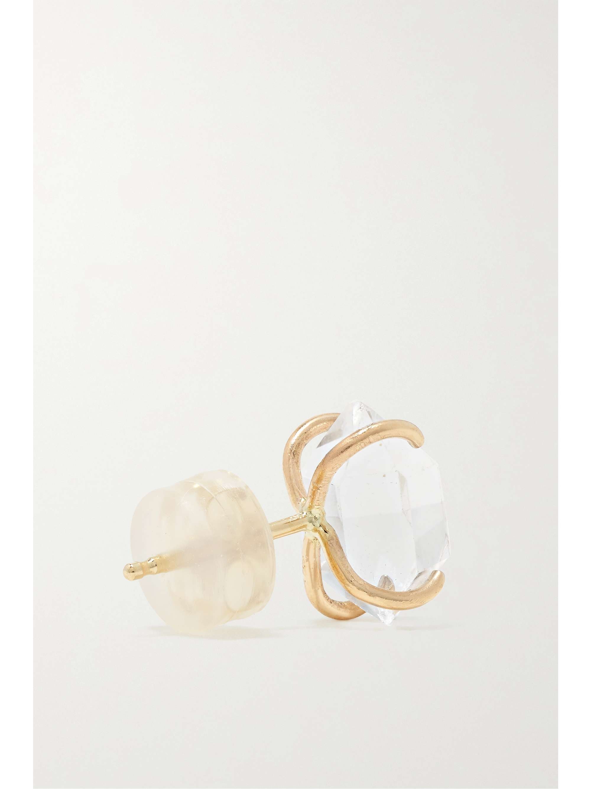 MELISSA JOY MANNING 14-karat gold Herkimer diamond earrings