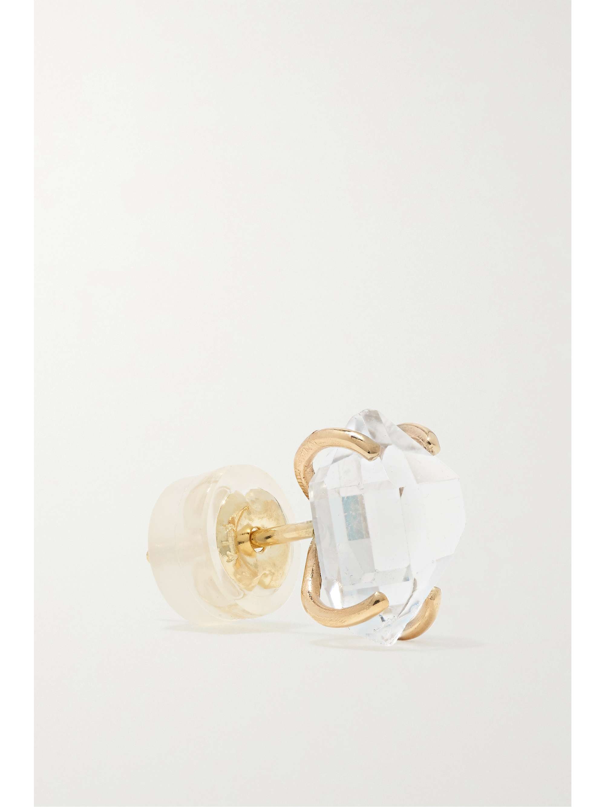 MELISSA JOY MANNING 14-karat gold Herkimer diamond earrings