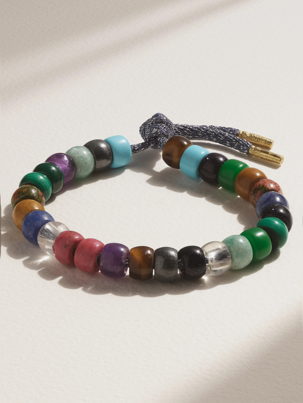 Carolina Bucci - Forte Beads Moonbow 18-karat Gold And Lurex Multi-stone Bracelet Kit - one size