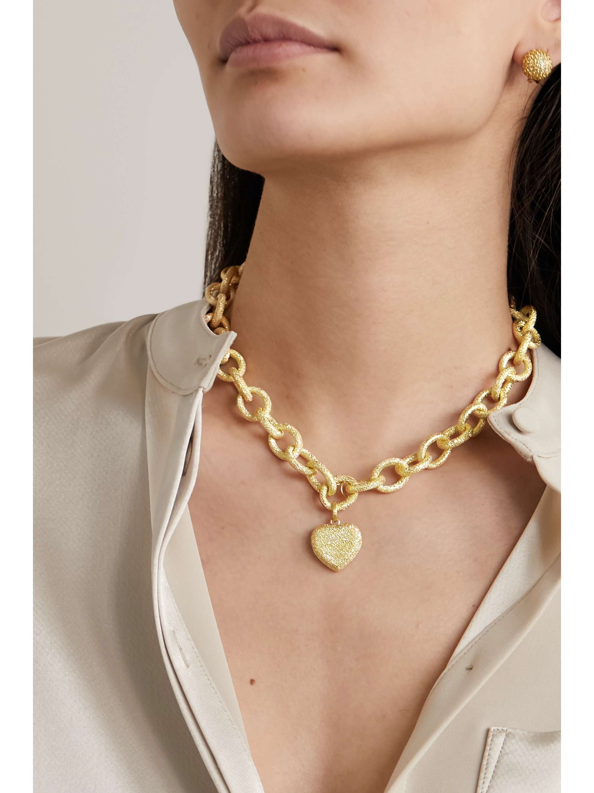 CAROLINA BUCCI Florentine 18-karat gold necklace