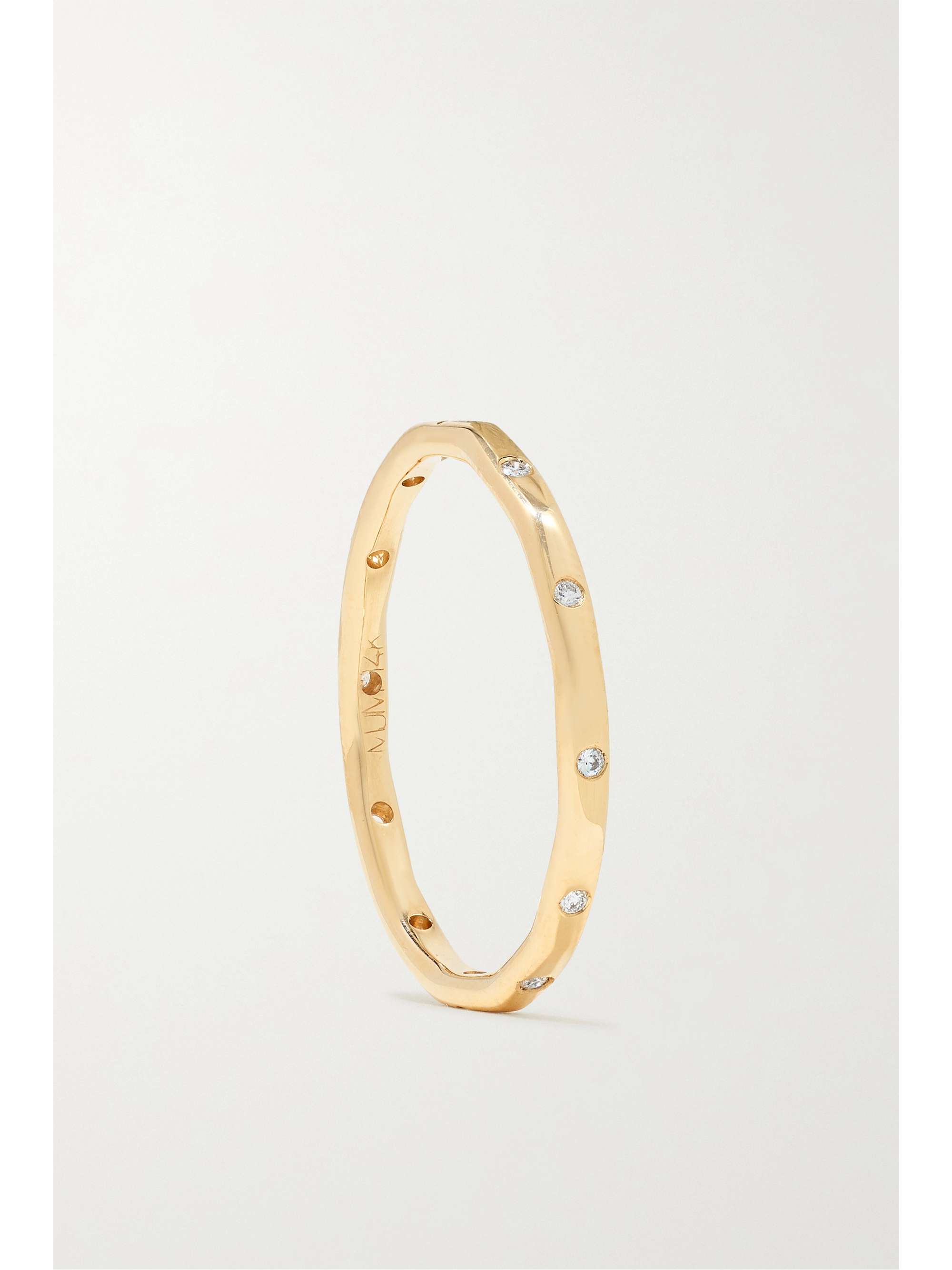 MELISSA JOY MANNING 14-karat gold diamond ring