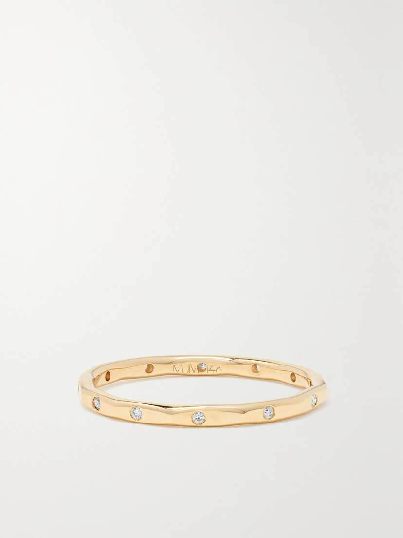 Melissa Joy Manning 14-karat Gold Diamond Ring