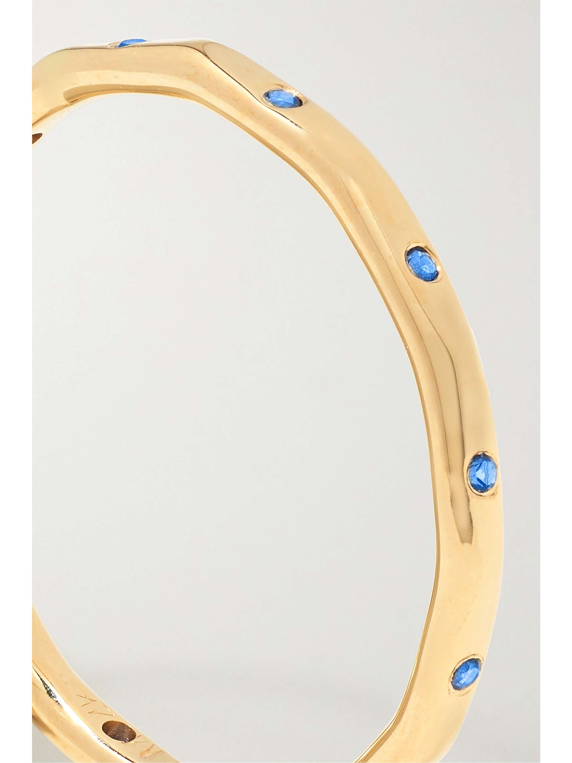 MELISSA JOY MANNING Ring aus 14 Karat Gold mit Saphiren